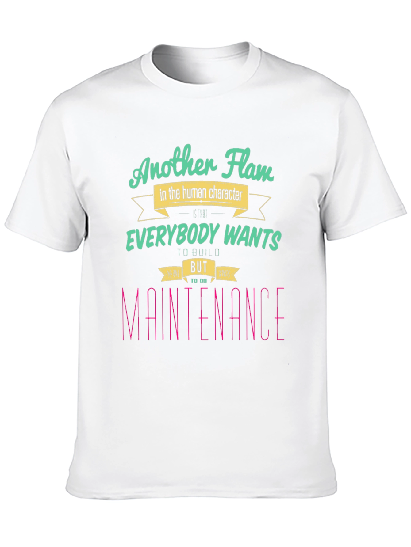 Another Flaw T-Shirt: Human Character Graphic Tee