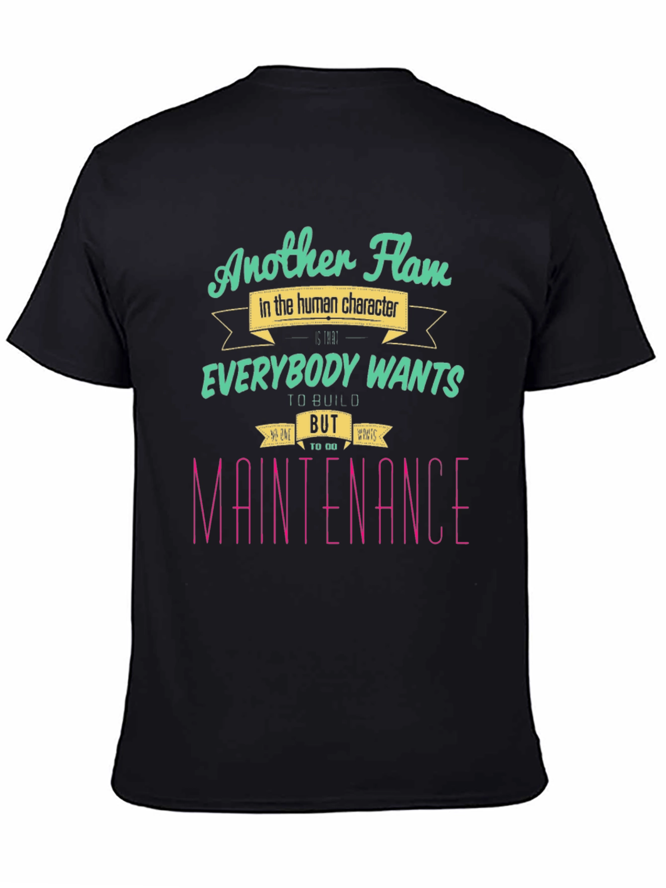 Another Flaw T-Shirt: Human Character Graphic Tee