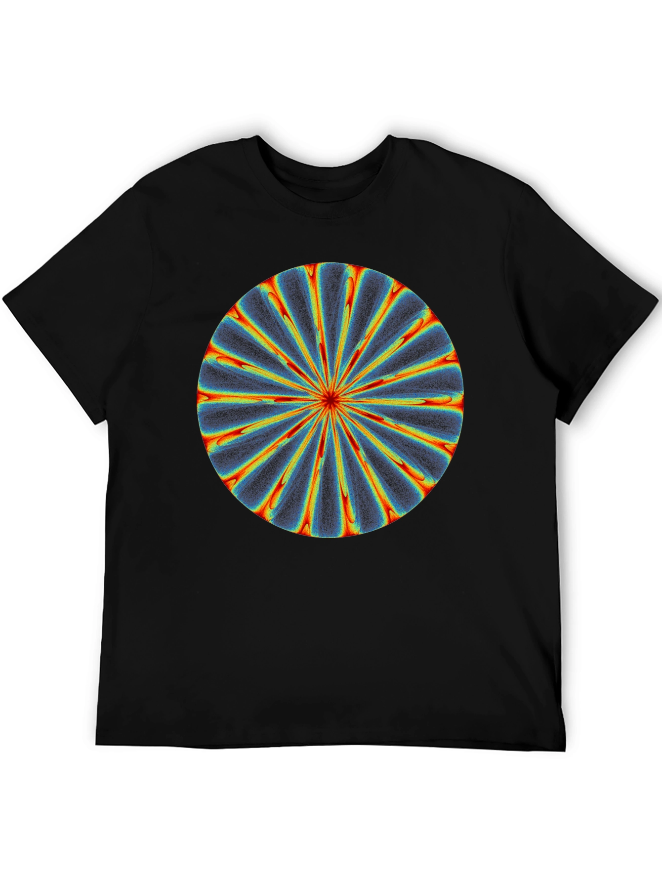 Abstract Radial Burst Graphic Tee