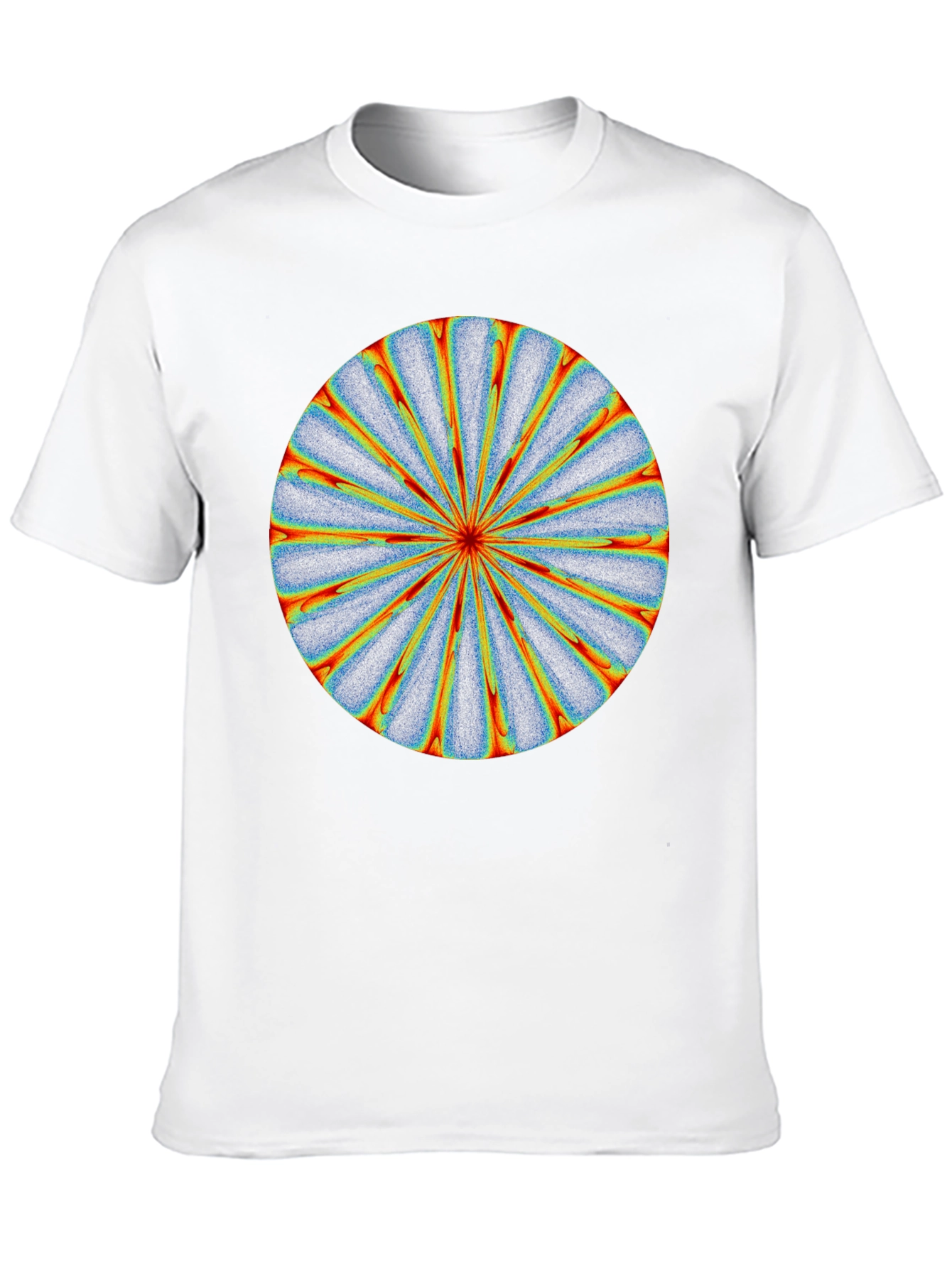 Abstract Radial Burst Graphic Tee