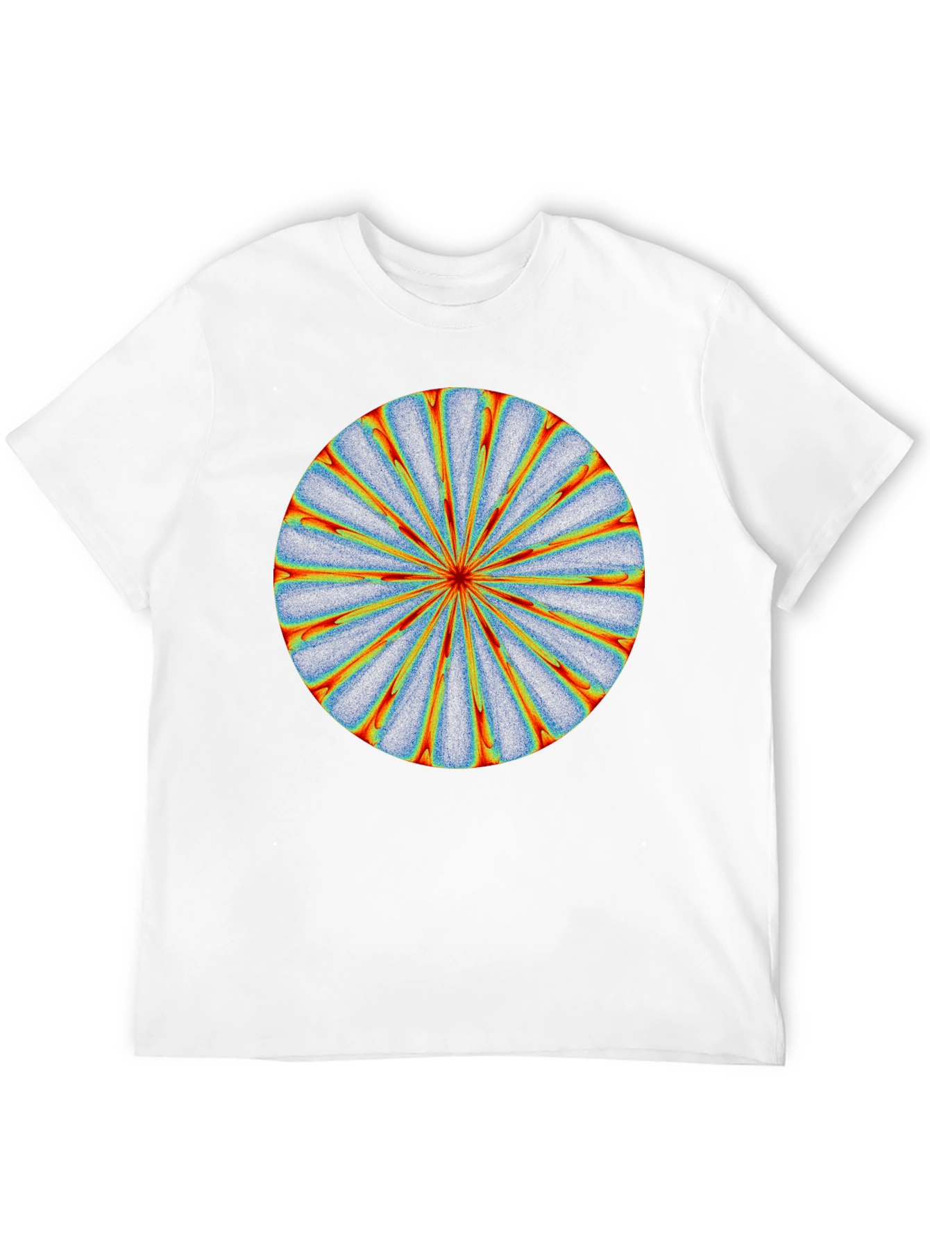 Abstract Radial Burst Graphic Tee