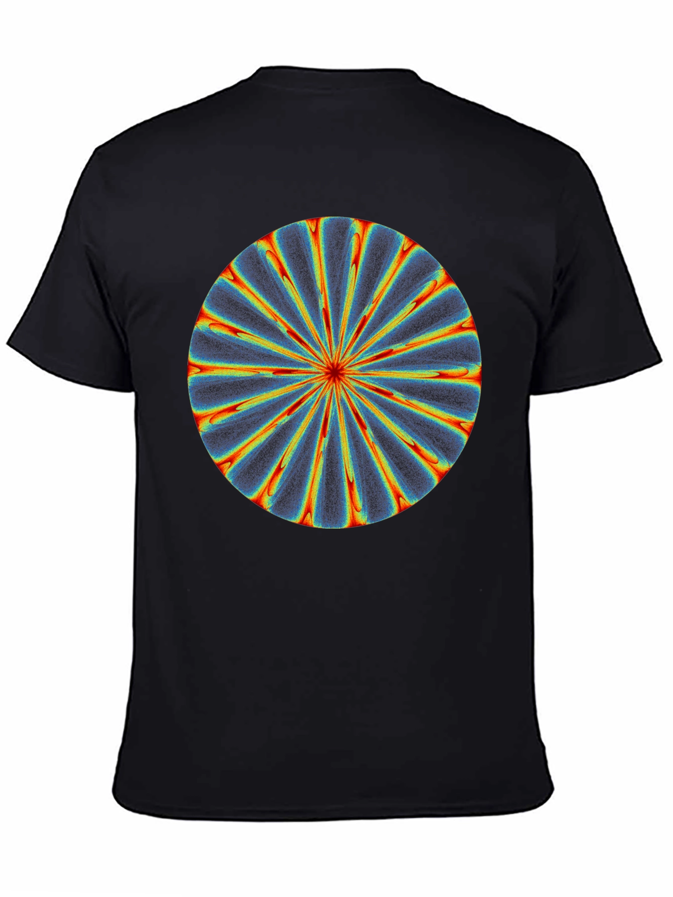 Abstract Radial Burst Graphic Tee