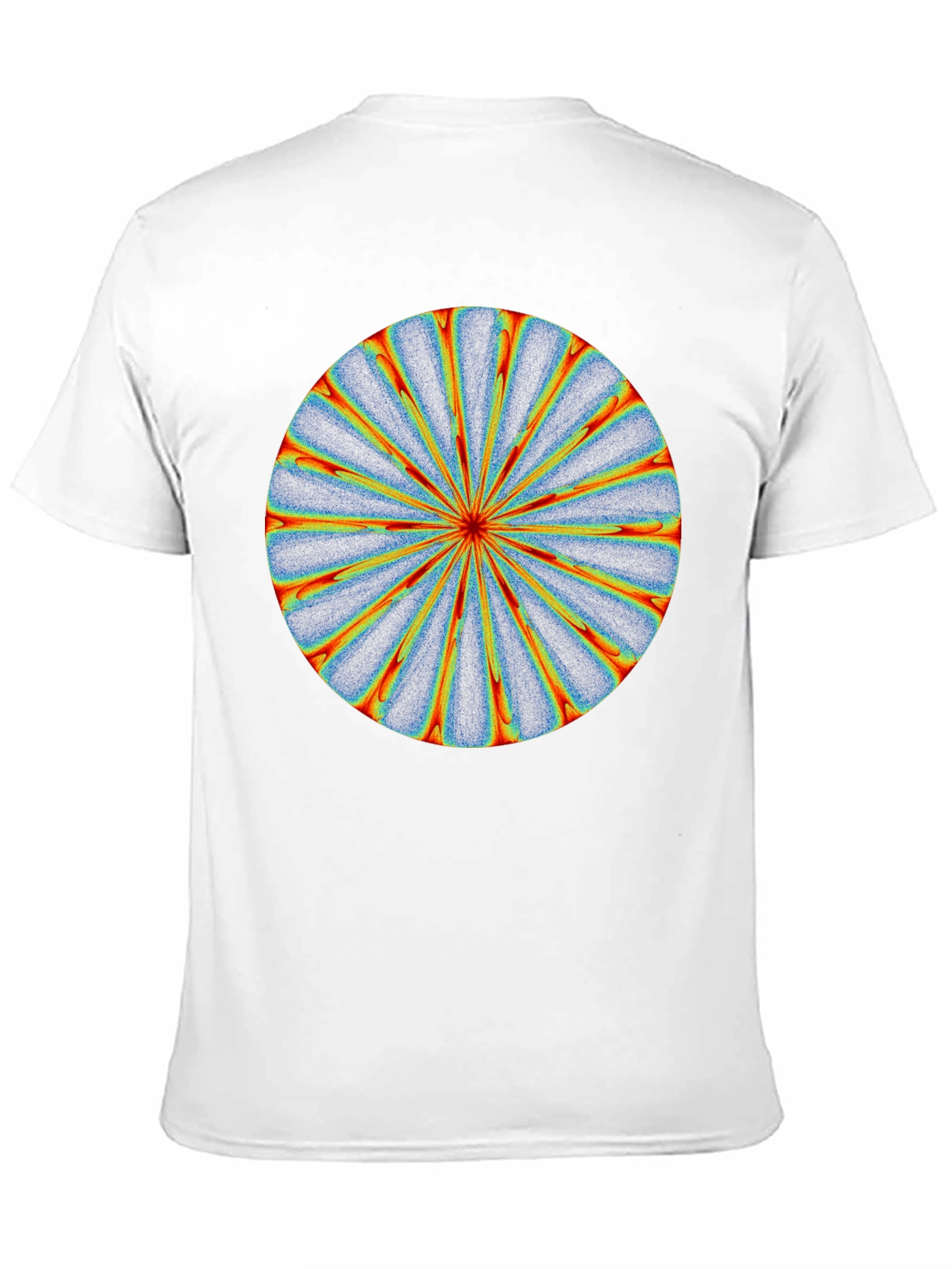 Abstract Radial Burst Graphic Tee