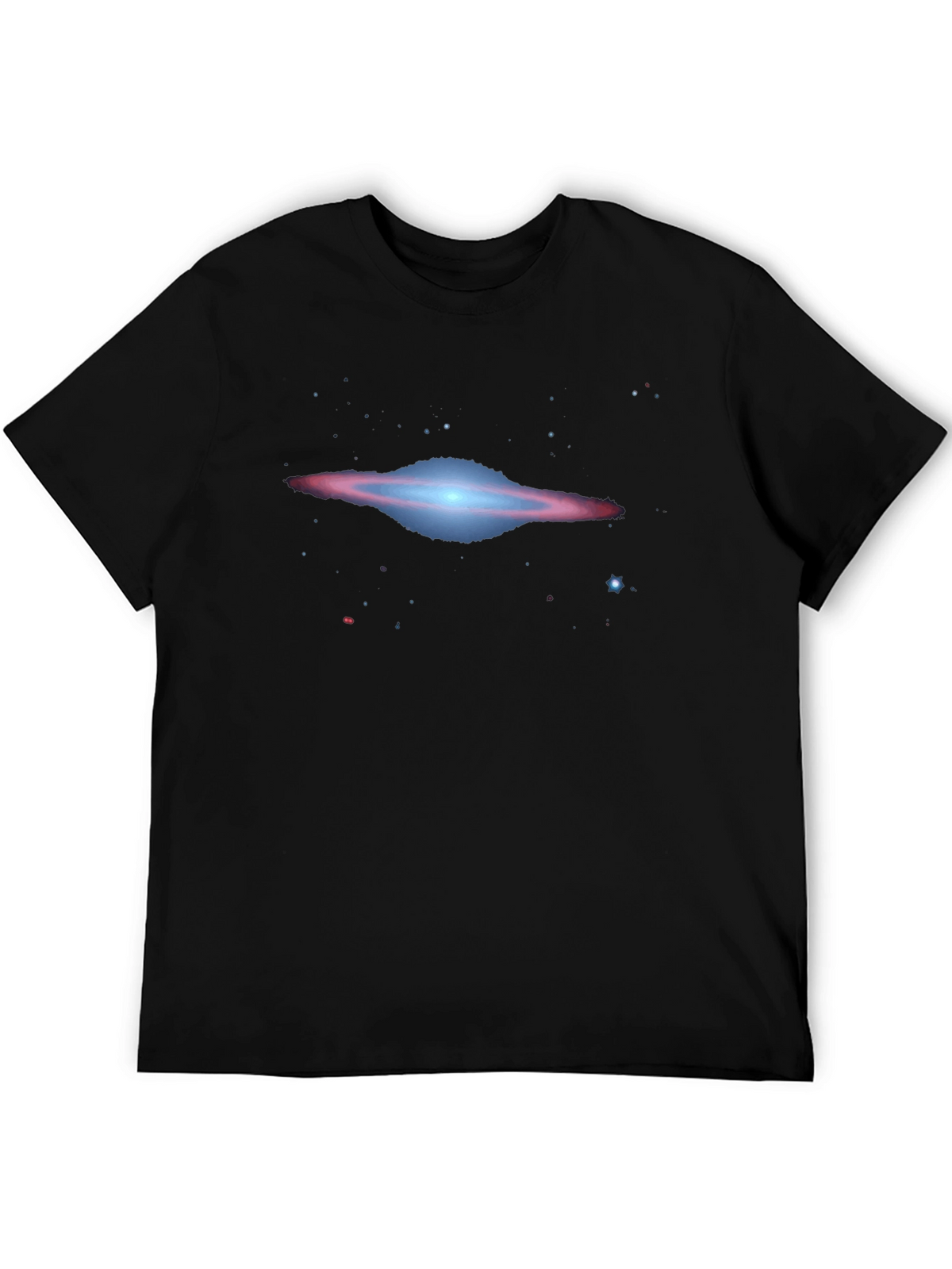 Galaxy Print Black T-Shirt