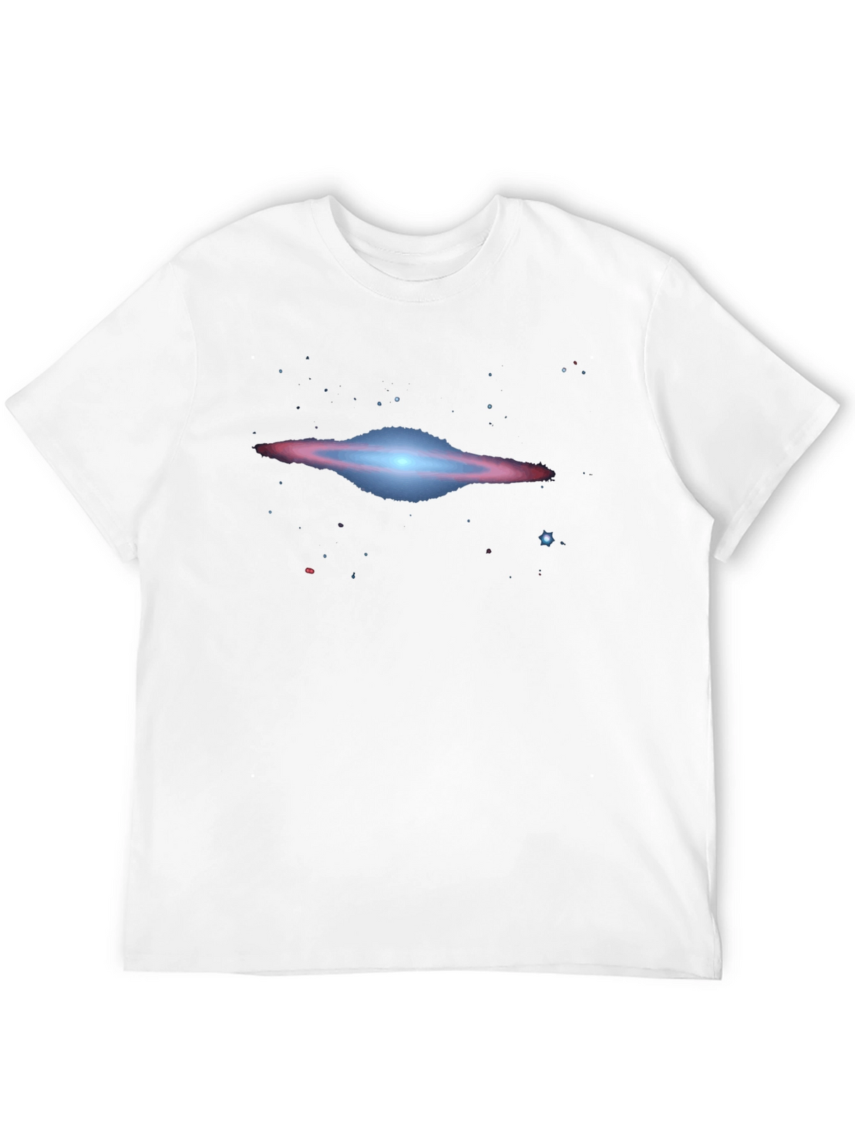 Galaxy Print Black T-Shirt