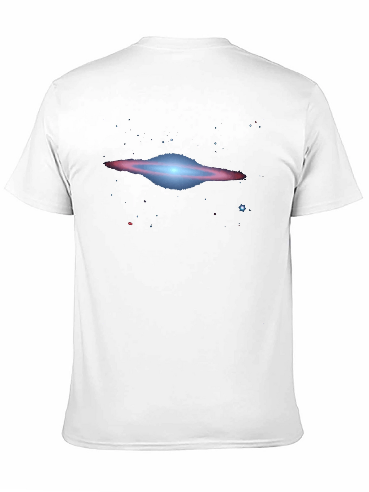 Galaxy Print Black T-Shirt
