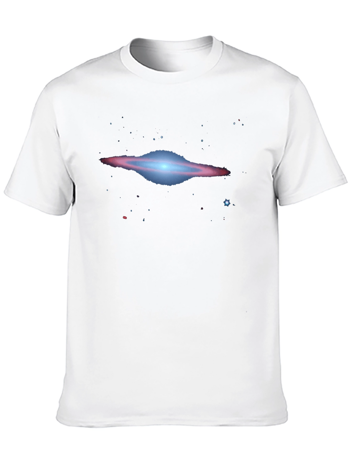 Galaxy Print Black T-Shirt