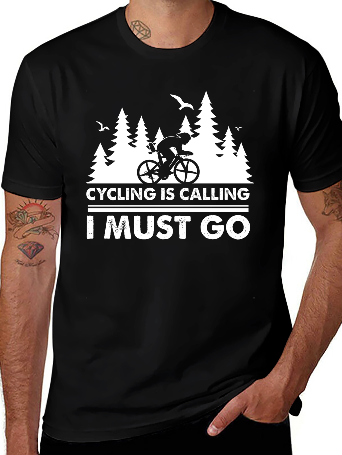Cycling is Calling I Must Go T-Shirt