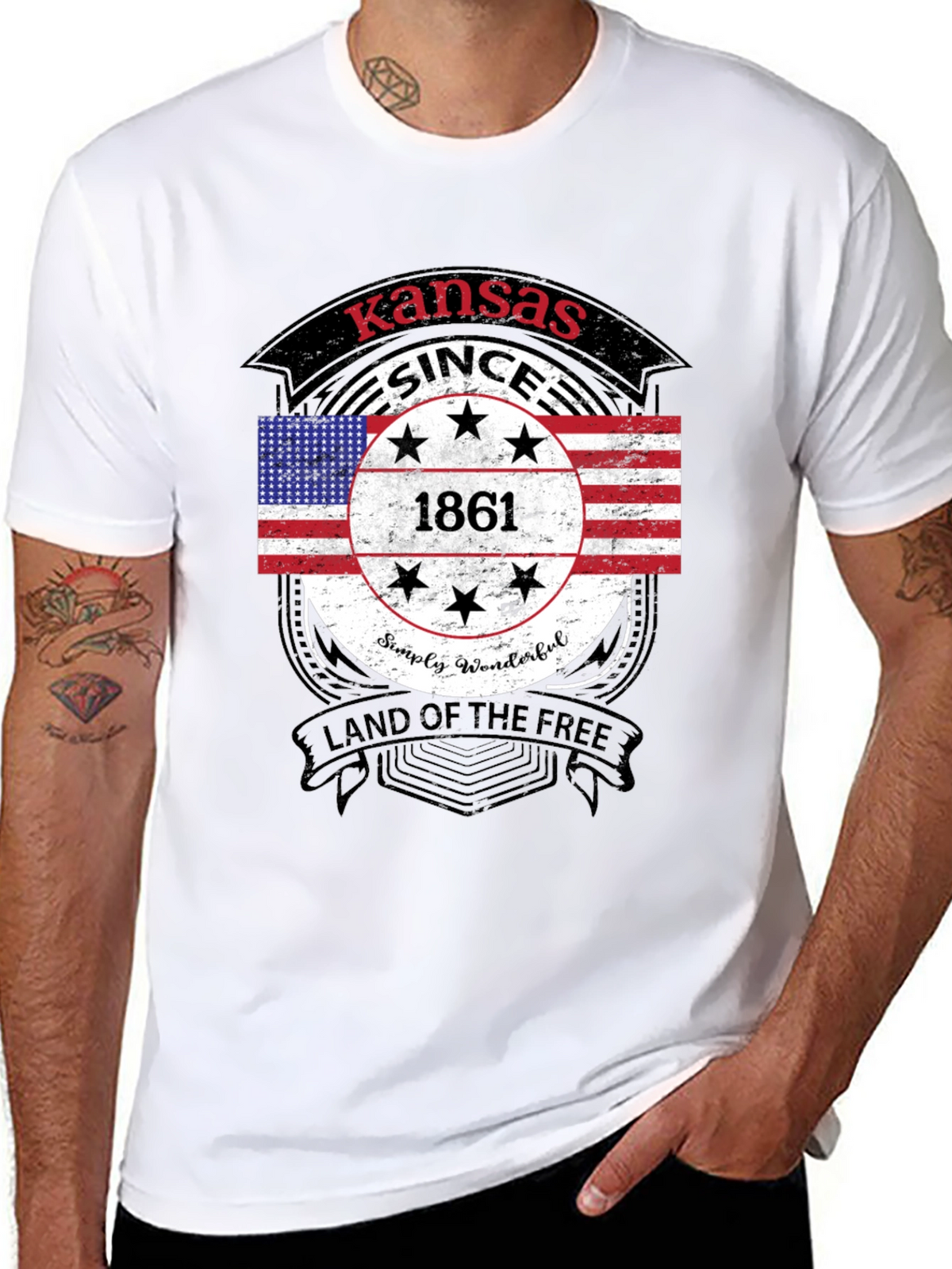 Kansas Since 1861 Graphic T-Shirt
