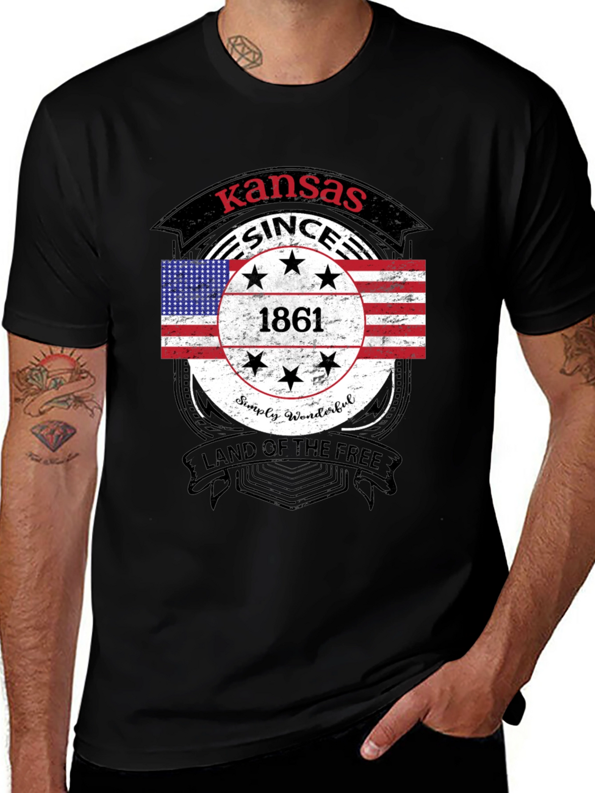 Kansas Since 1861 Graphic T-Shirt