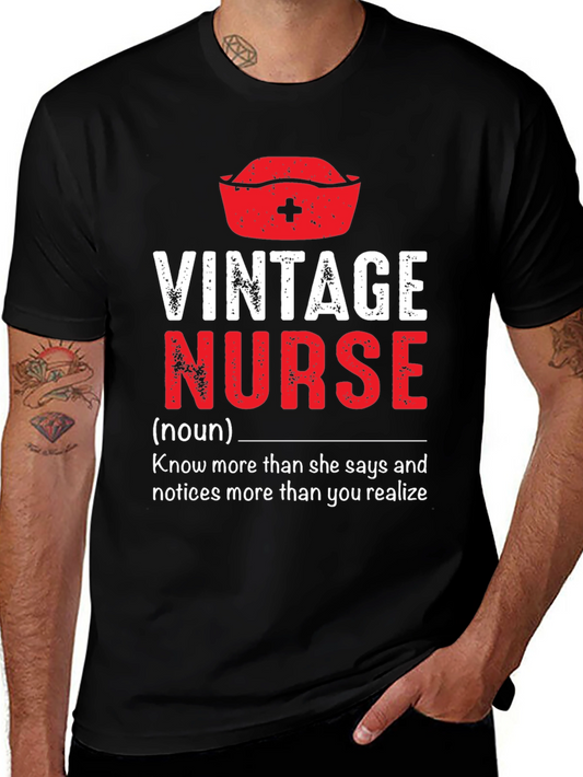 Vintage Nurse T-Shirt - Funny Nursing Gift