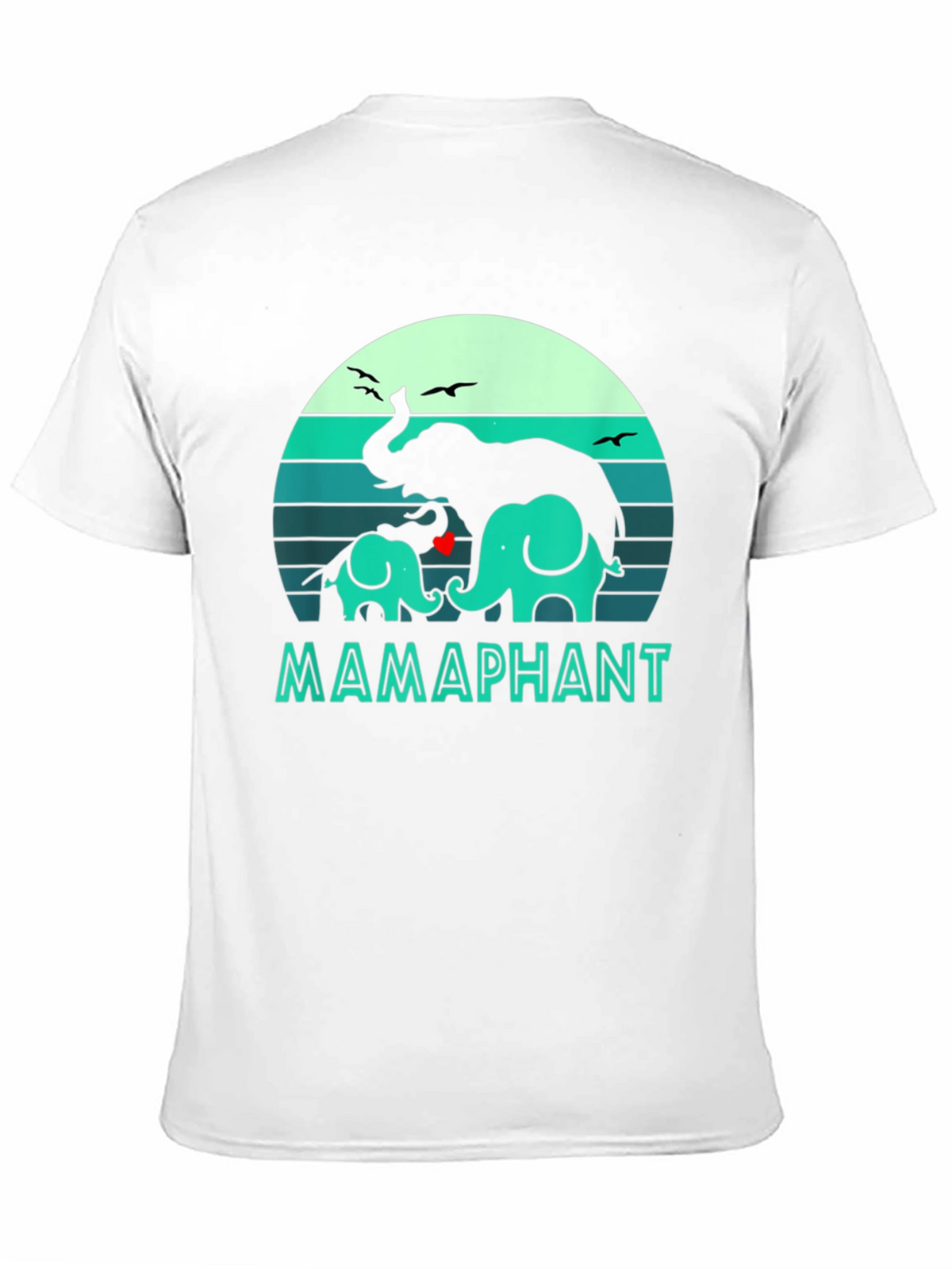 MAMAPHANT Graphic T-Shirt - Cute Elephant Design