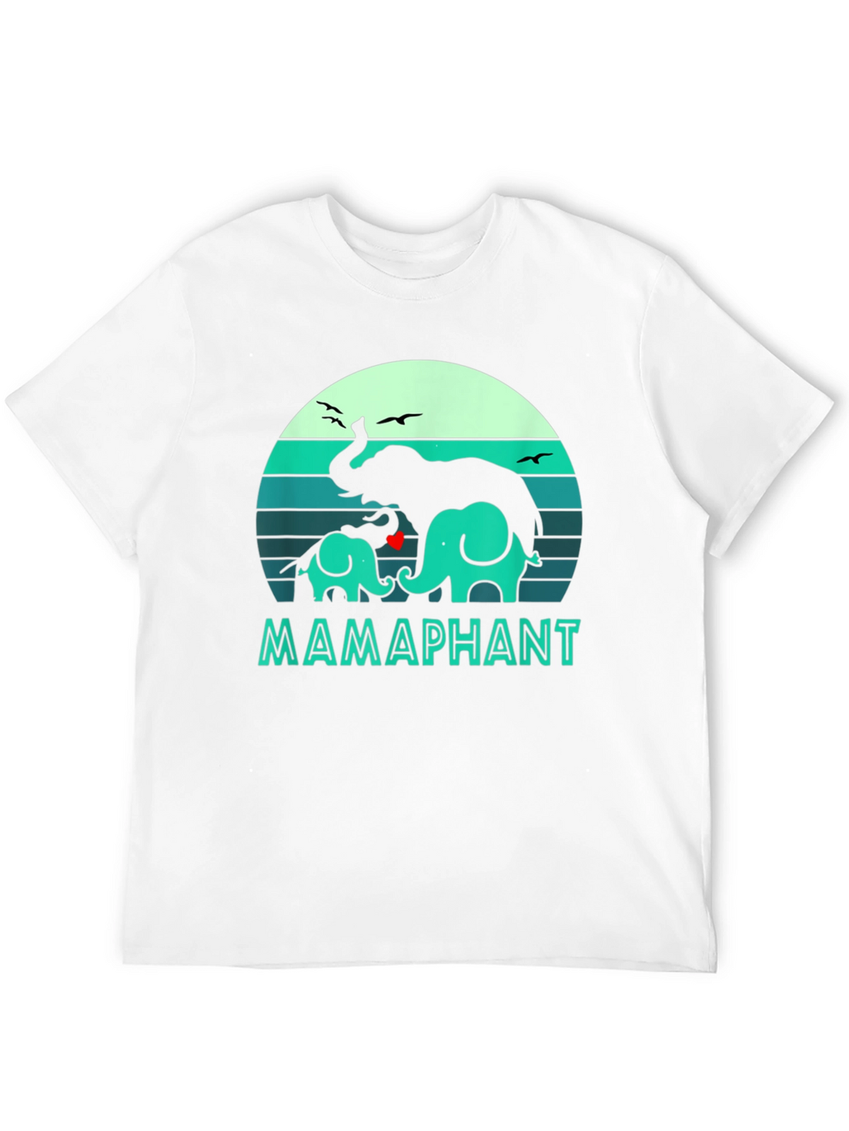 MAMAPHANT Graphic T-Shirt - Cute Elephant Design