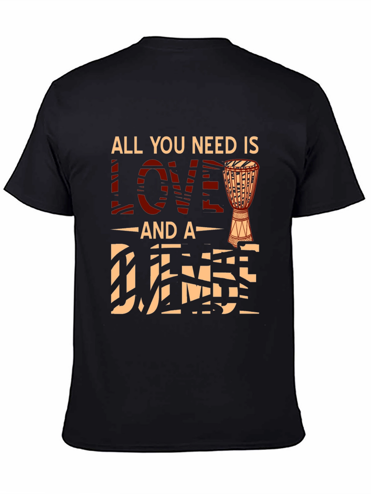 Love and Djembe T-Shirt - Musician Tee