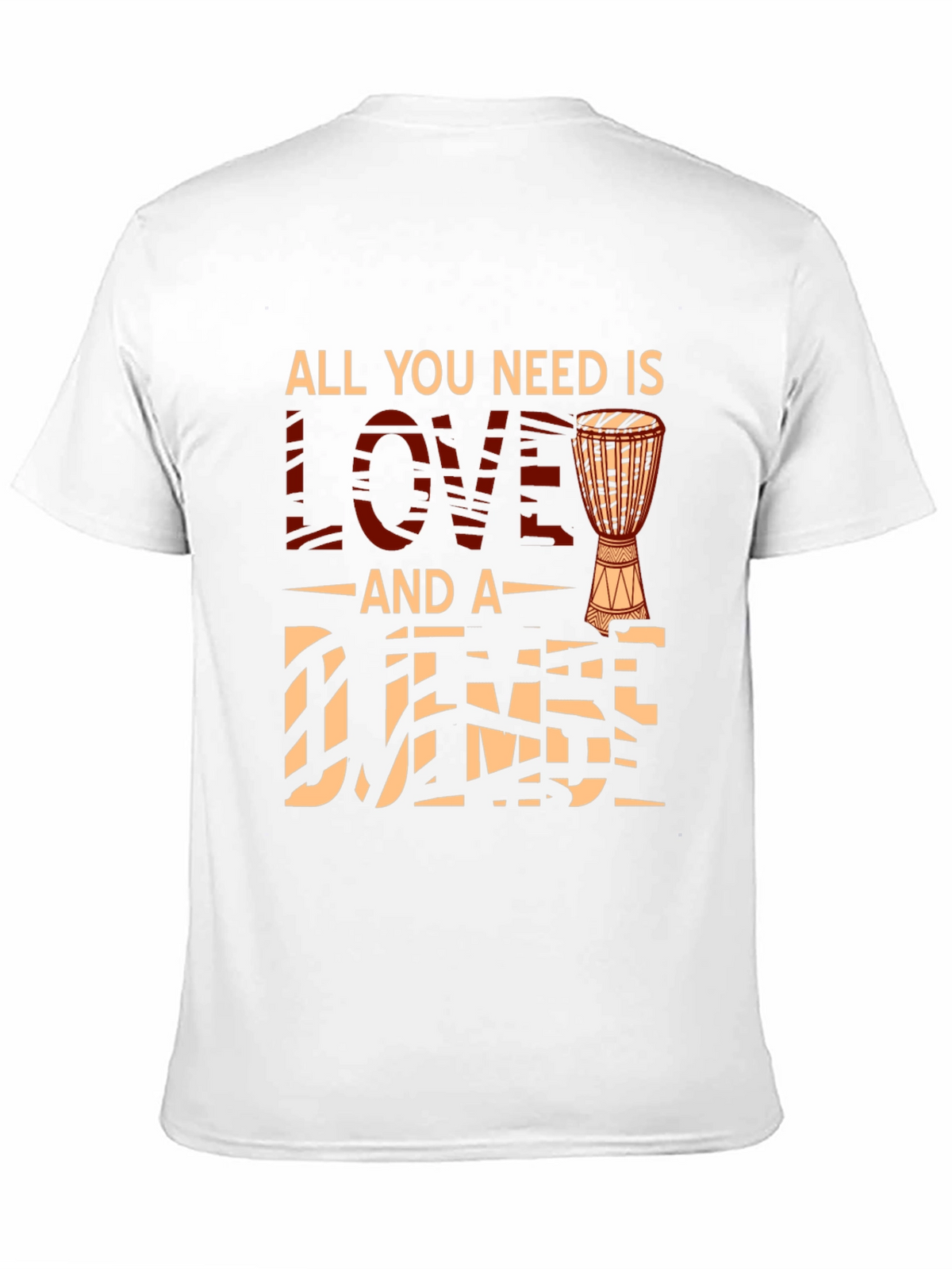 Love and Djembe T-Shirt - Musician Tee