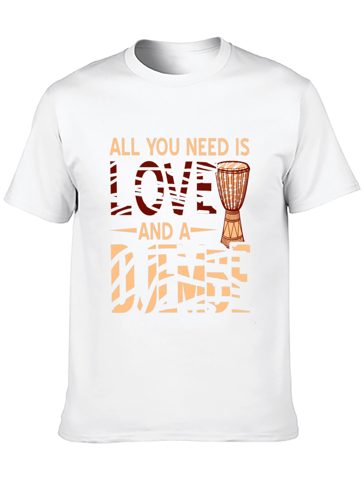 Love and Djembe T-Shirt - Musician Tee