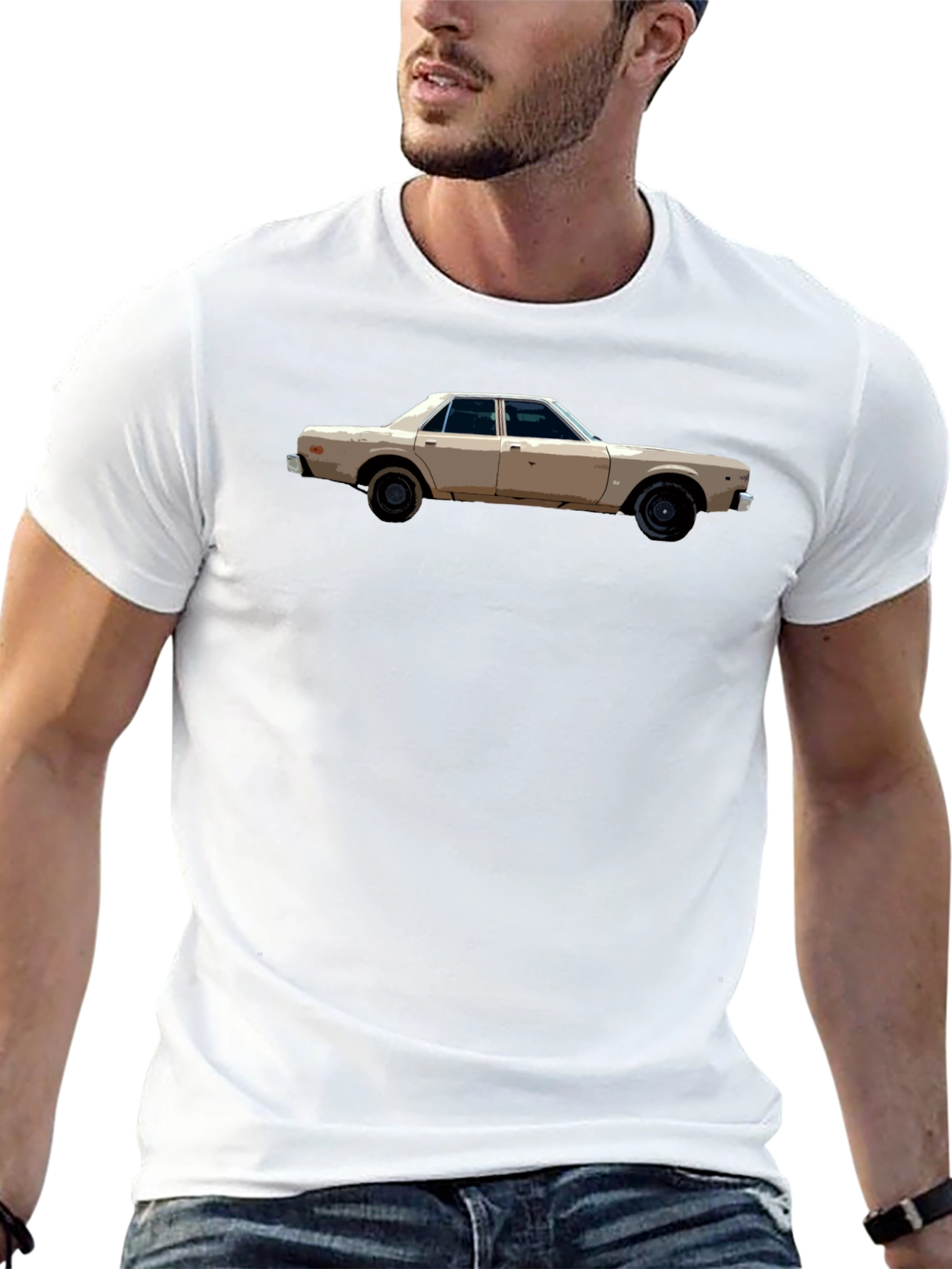 Classic Car Graphic Tee - Mens Black T-Shirt