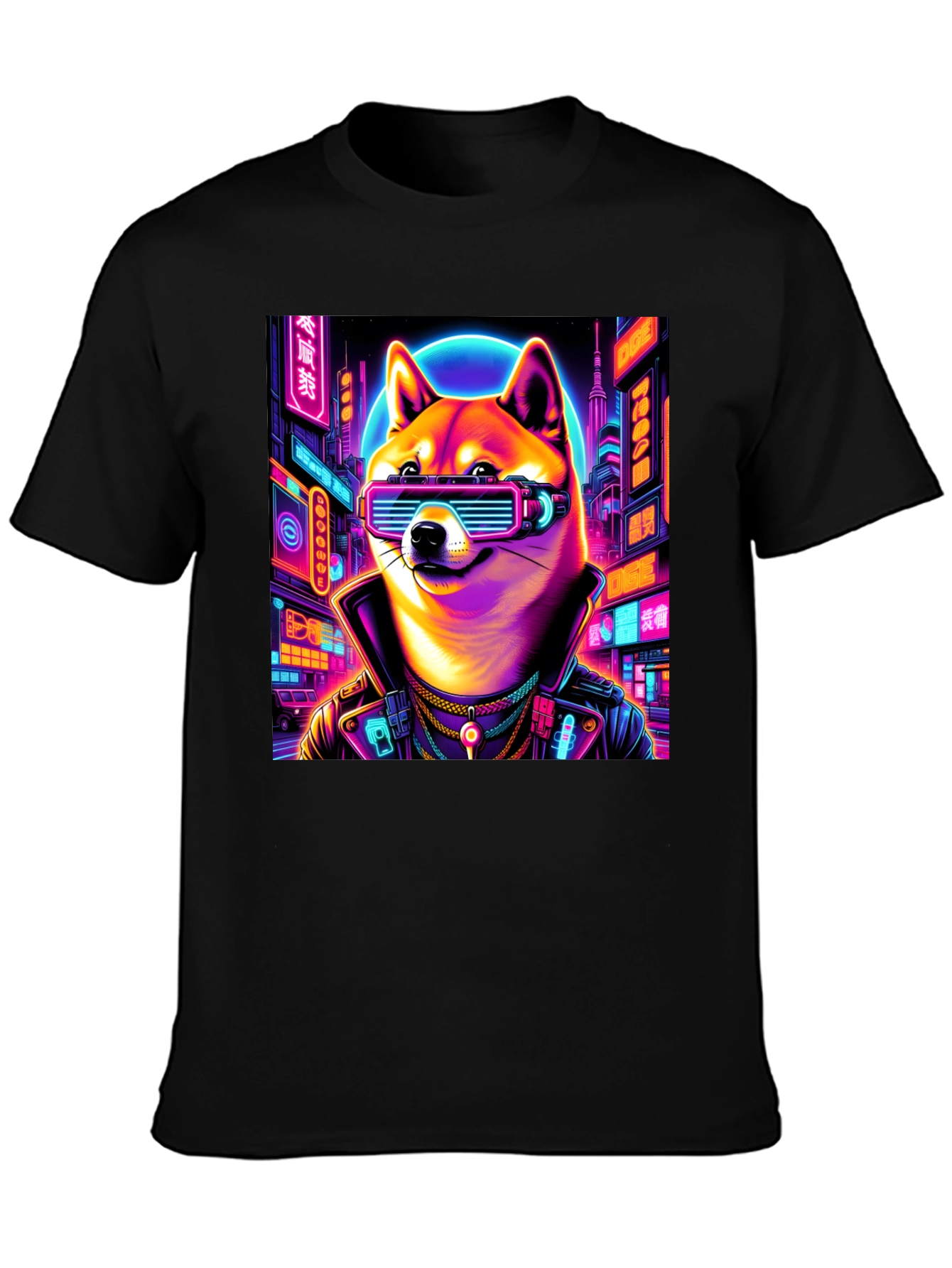 Cyberpunk Doge T-Shirt
