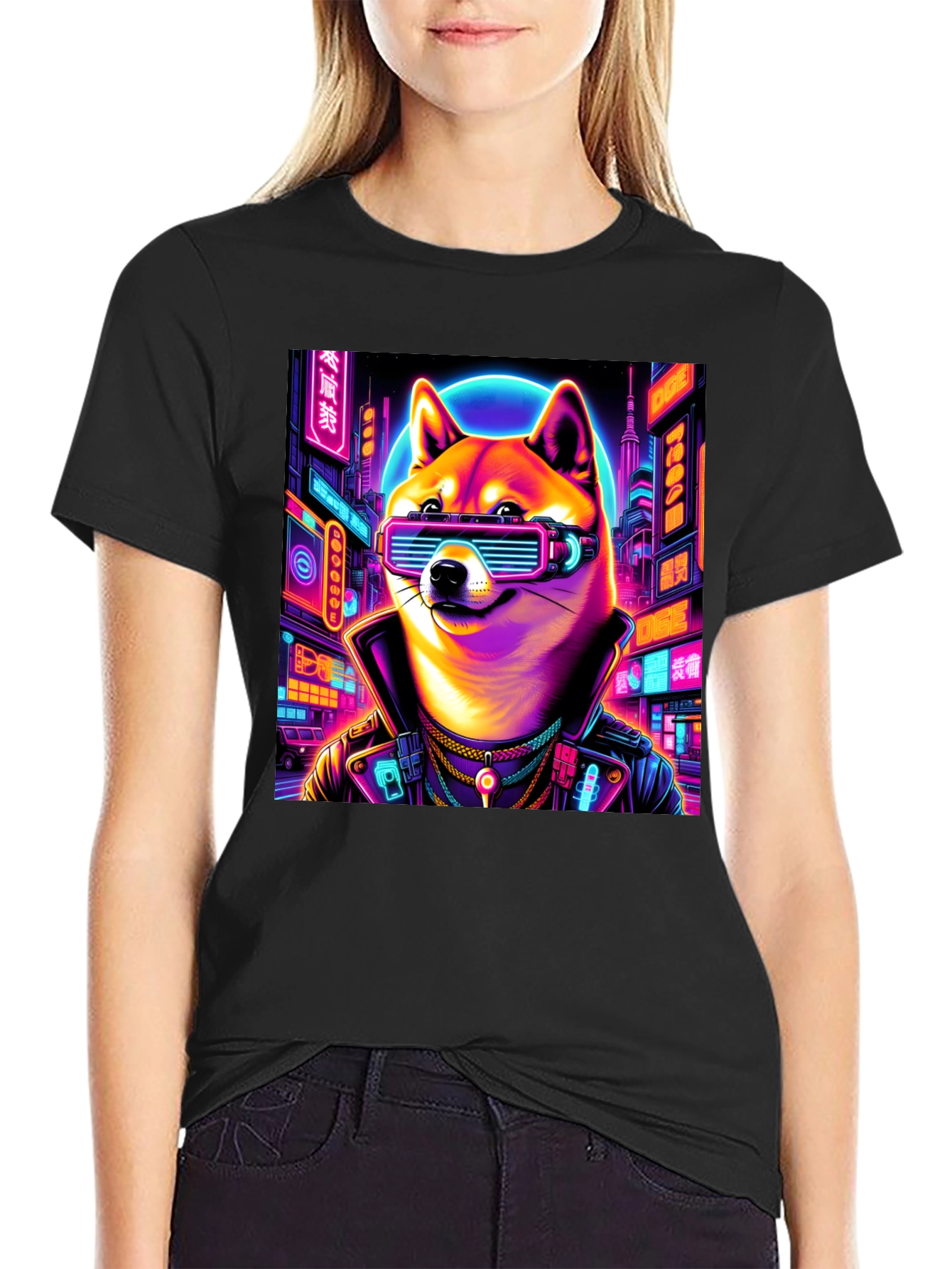 Cyberpunk Doge T-Shirt