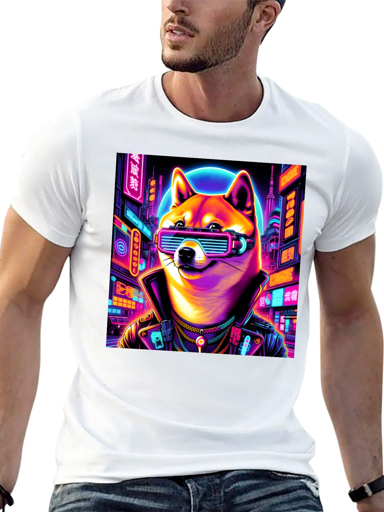 Cyberpunk Doge T-Shirt