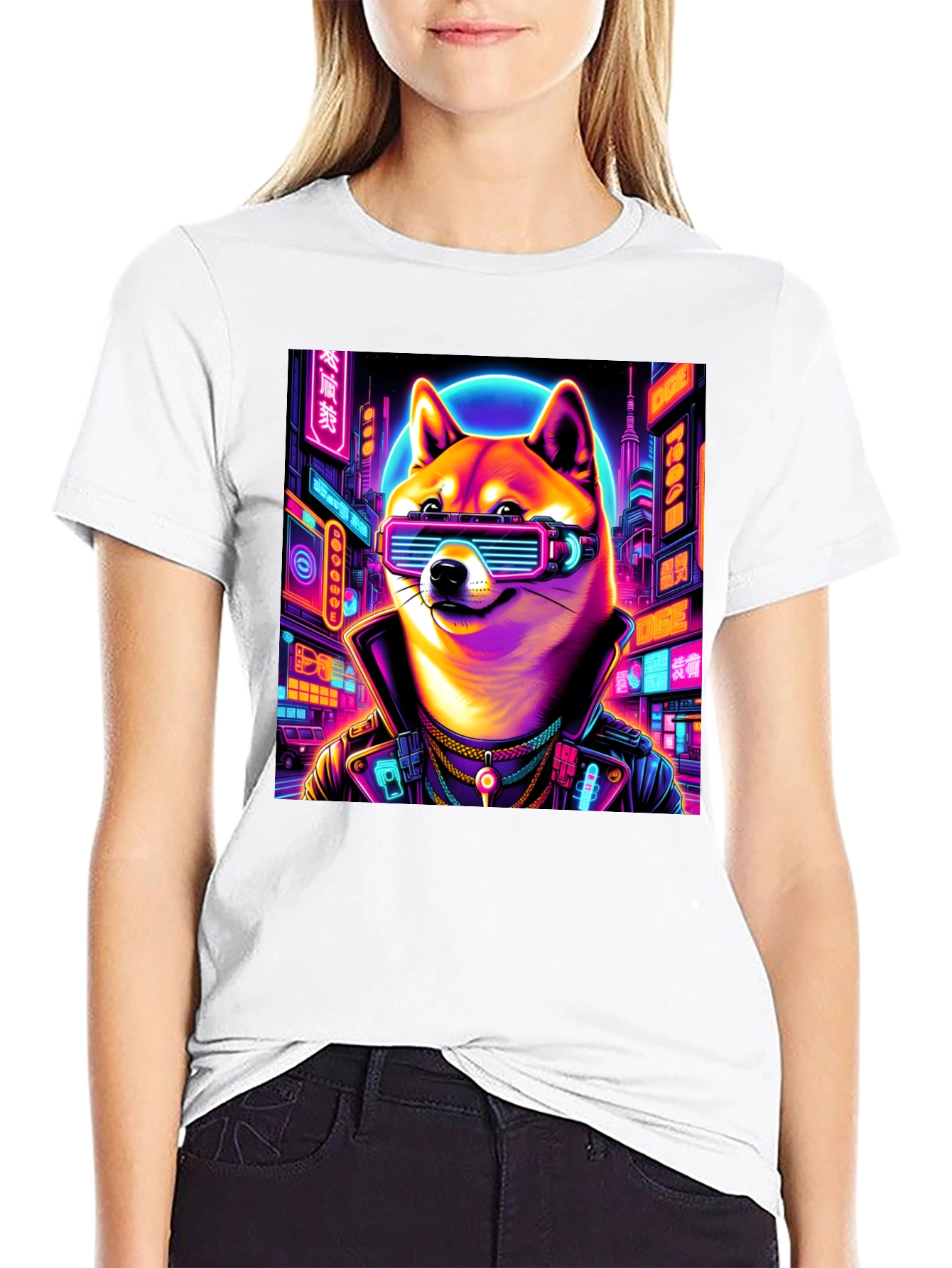 Cyberpunk Doge T-Shirt