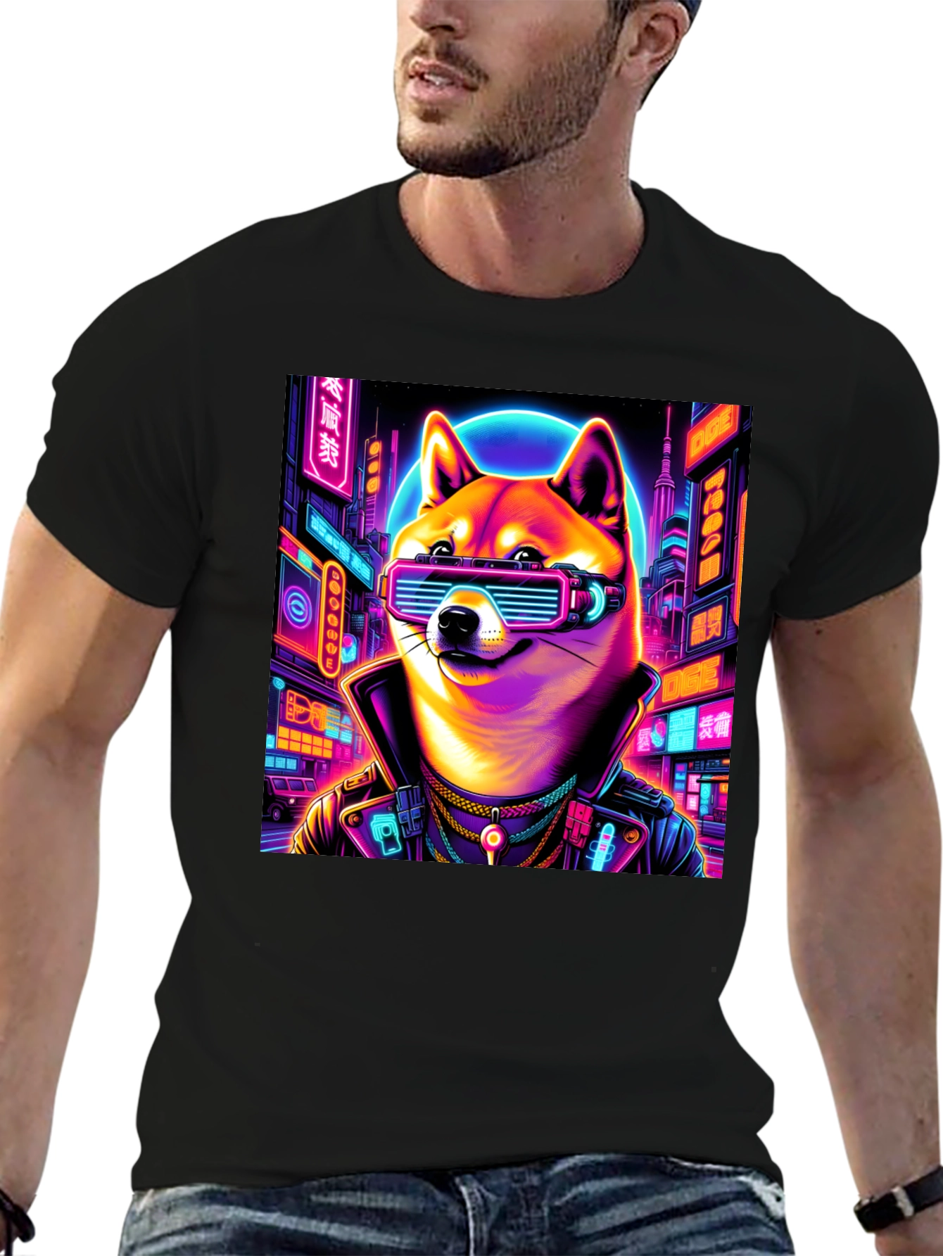 Cyberpunk Doge T-Shirt