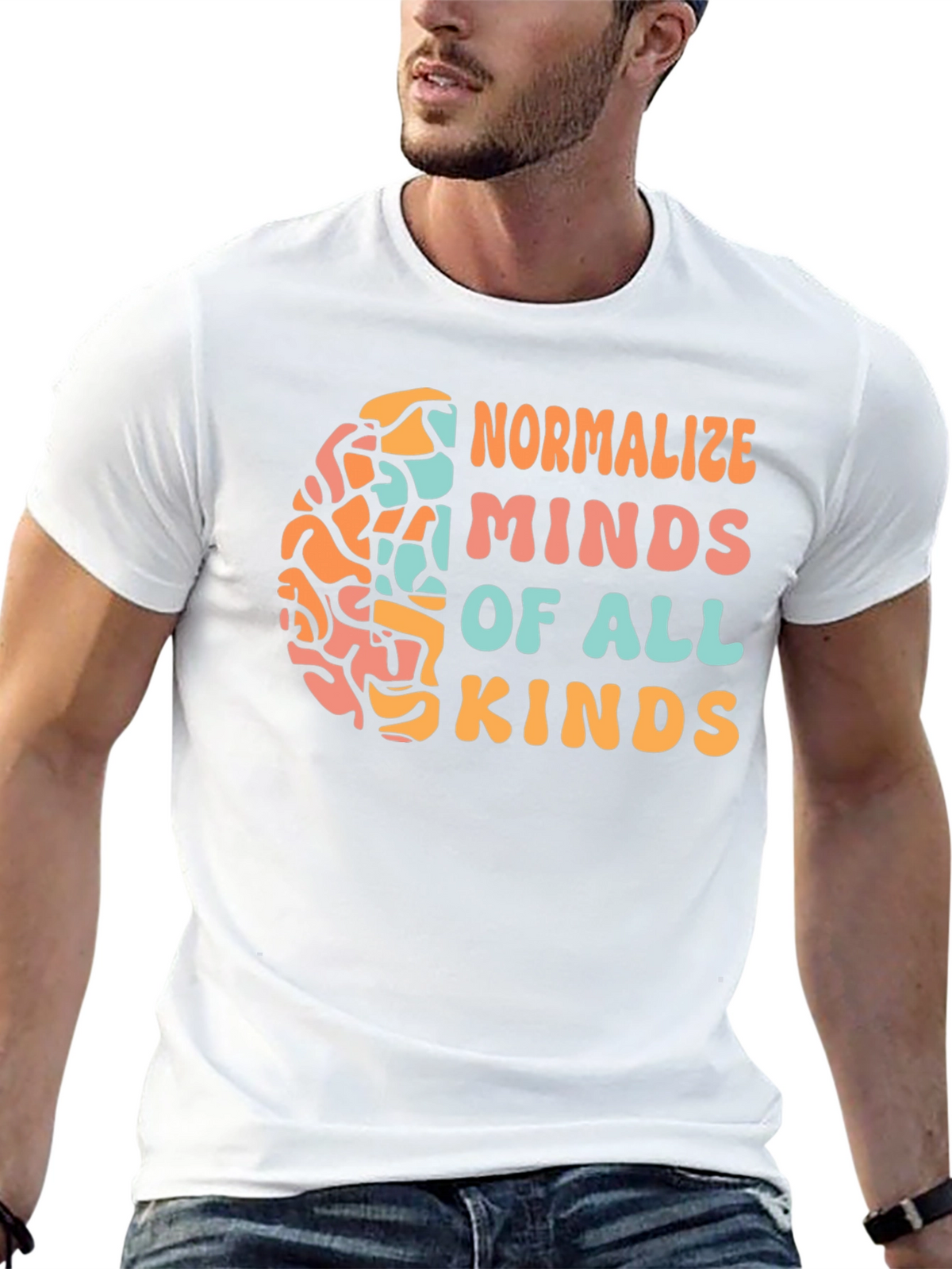 Normalize Minds All Kinds Graphic Tee