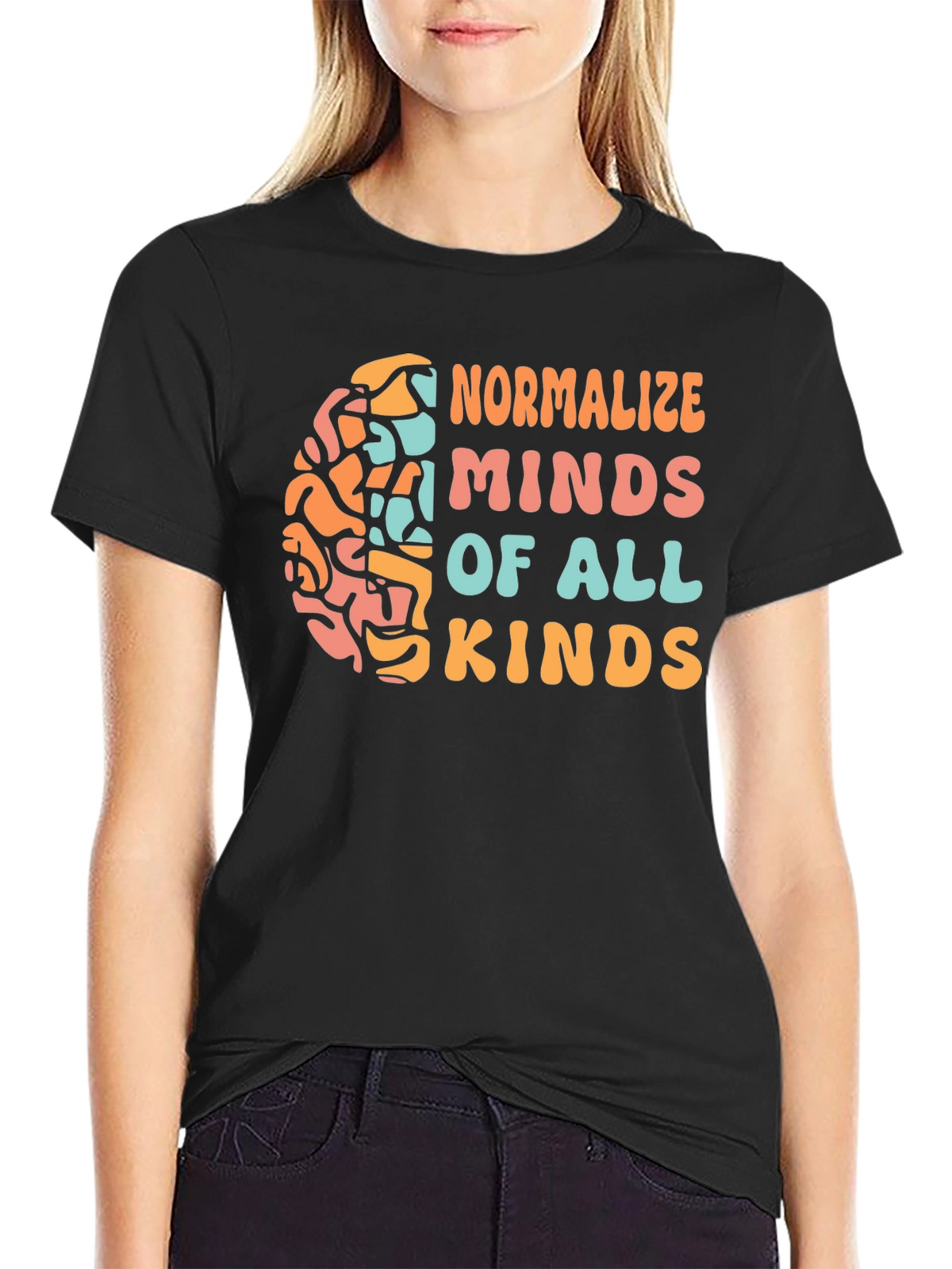 Normalize Minds All Kinds Graphic Tee