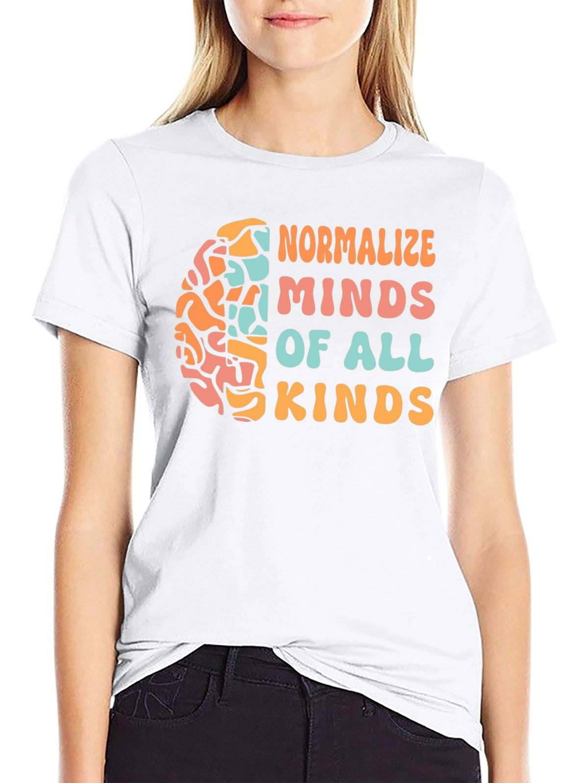 Normalize Minds All Kinds Graphic Tee