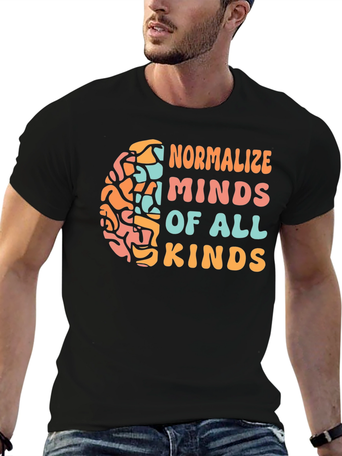 Normalize Minds All Kinds Graphic Tee
