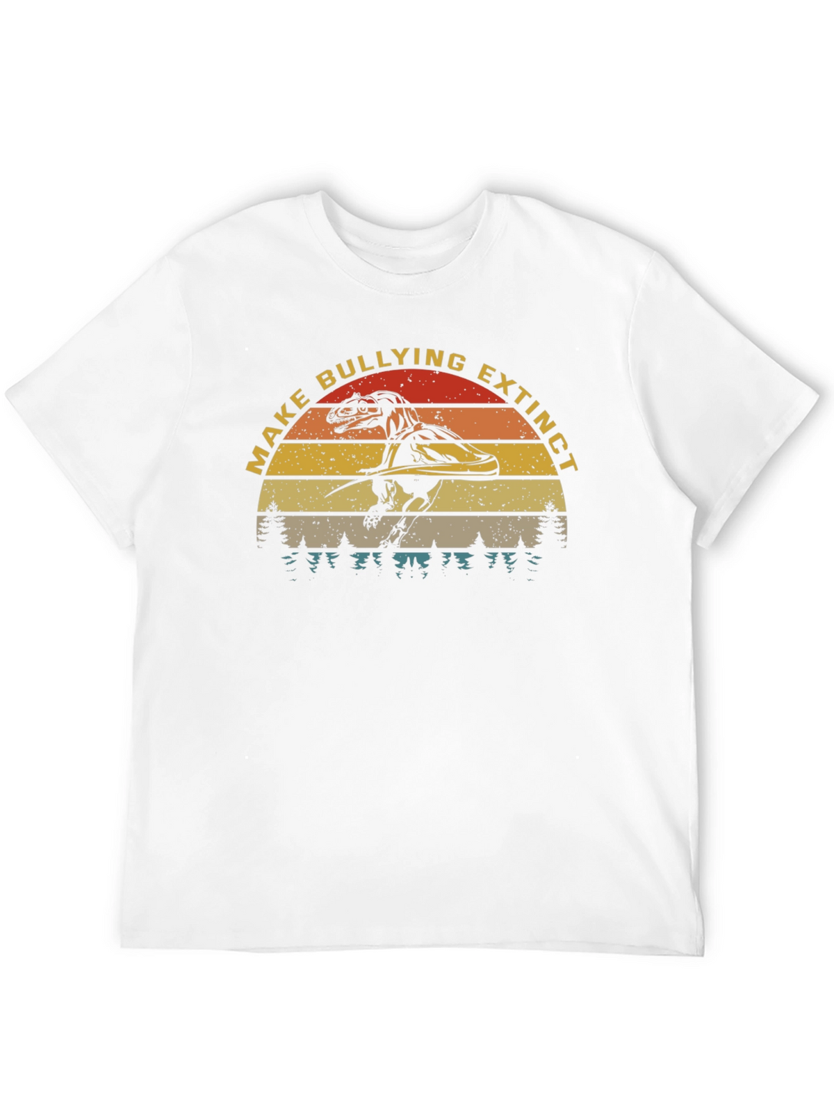 Make Bullying Extinct Dinosaur T-Shirt