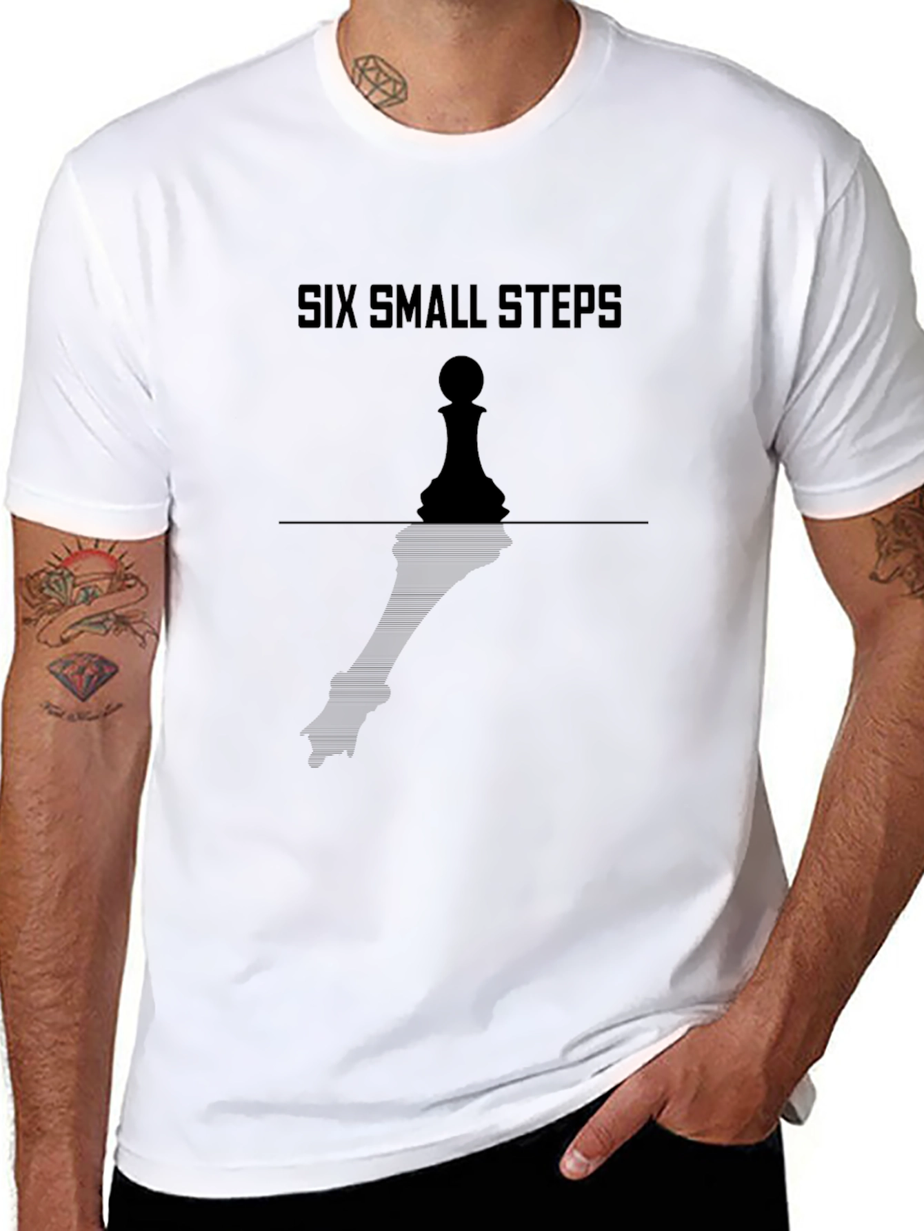 Six Small Steps Chess T-Shirt