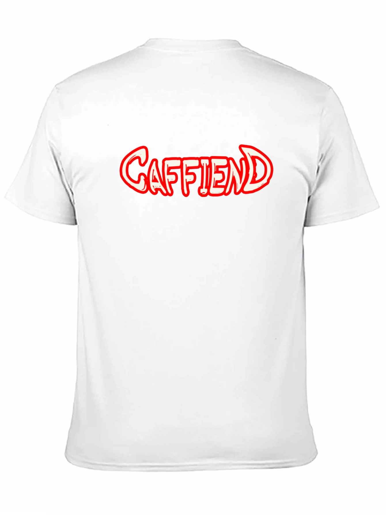 Caffiend Black T-Shirt - For Coffee Lovers