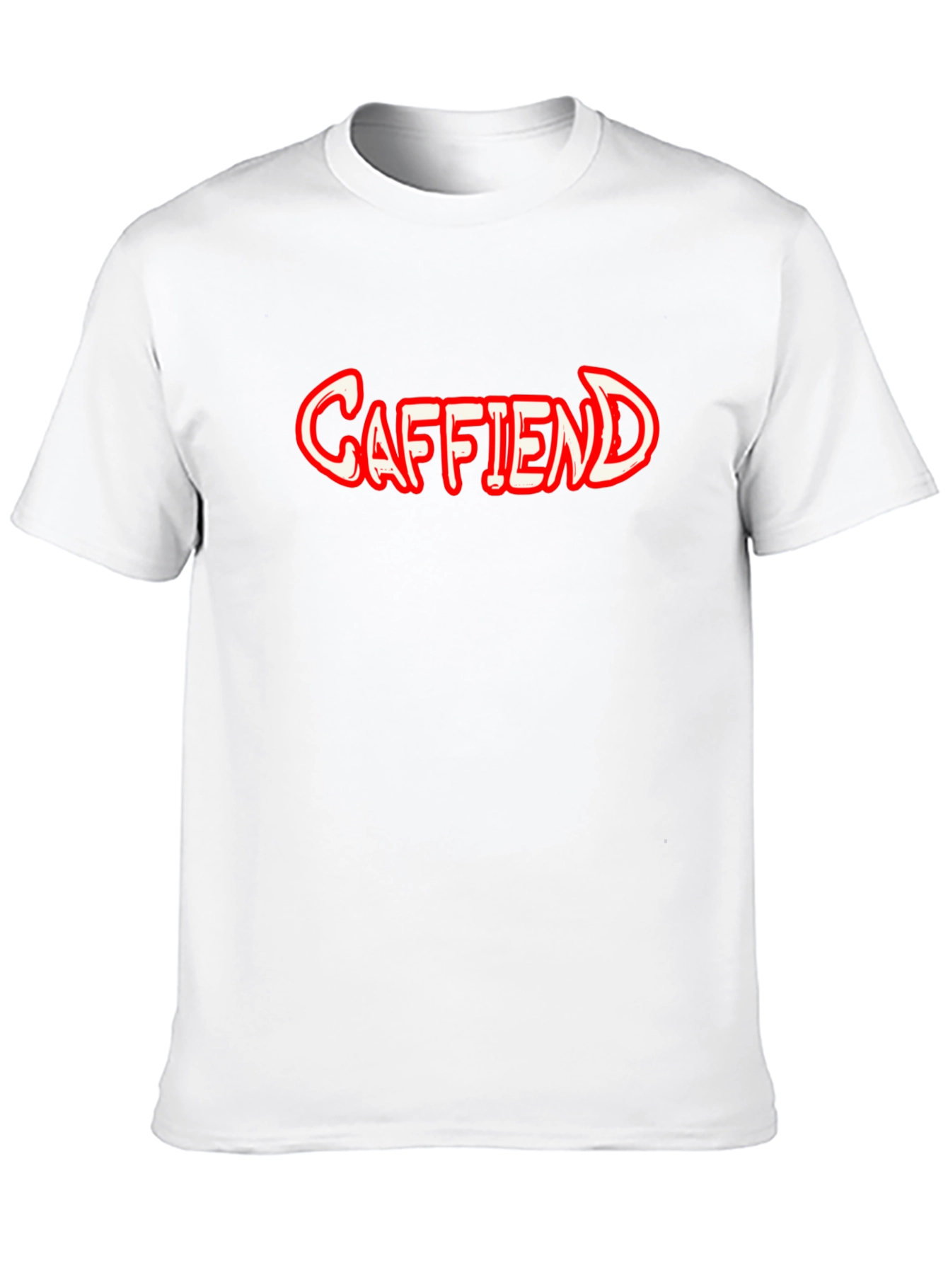 Caffiend Black T-Shirt - For Coffee Lovers