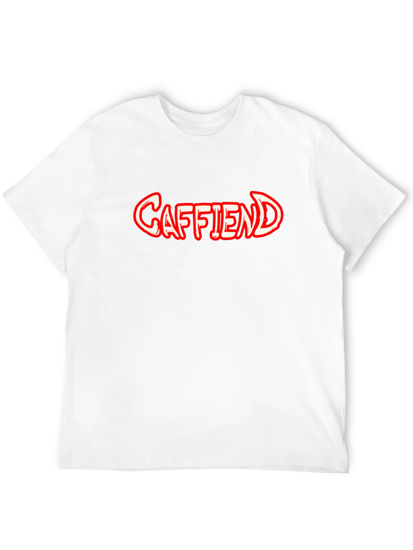 Caffiend Black T-Shirt - For Coffee Lovers