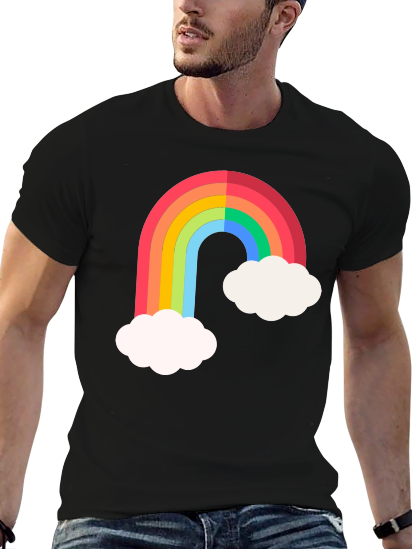 Rainbow & Cloud Graphic Tee