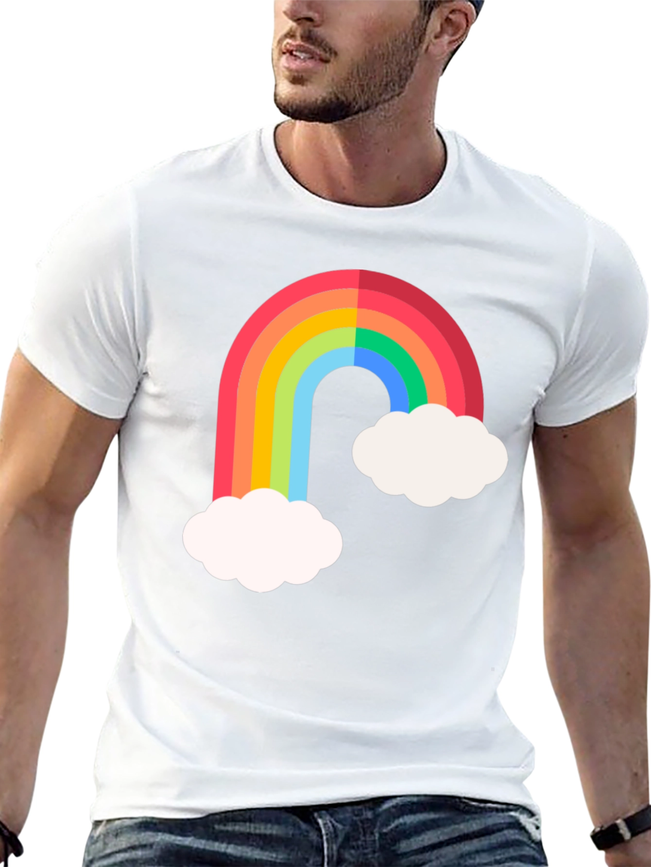 Rainbow & Cloud Graphic Tee