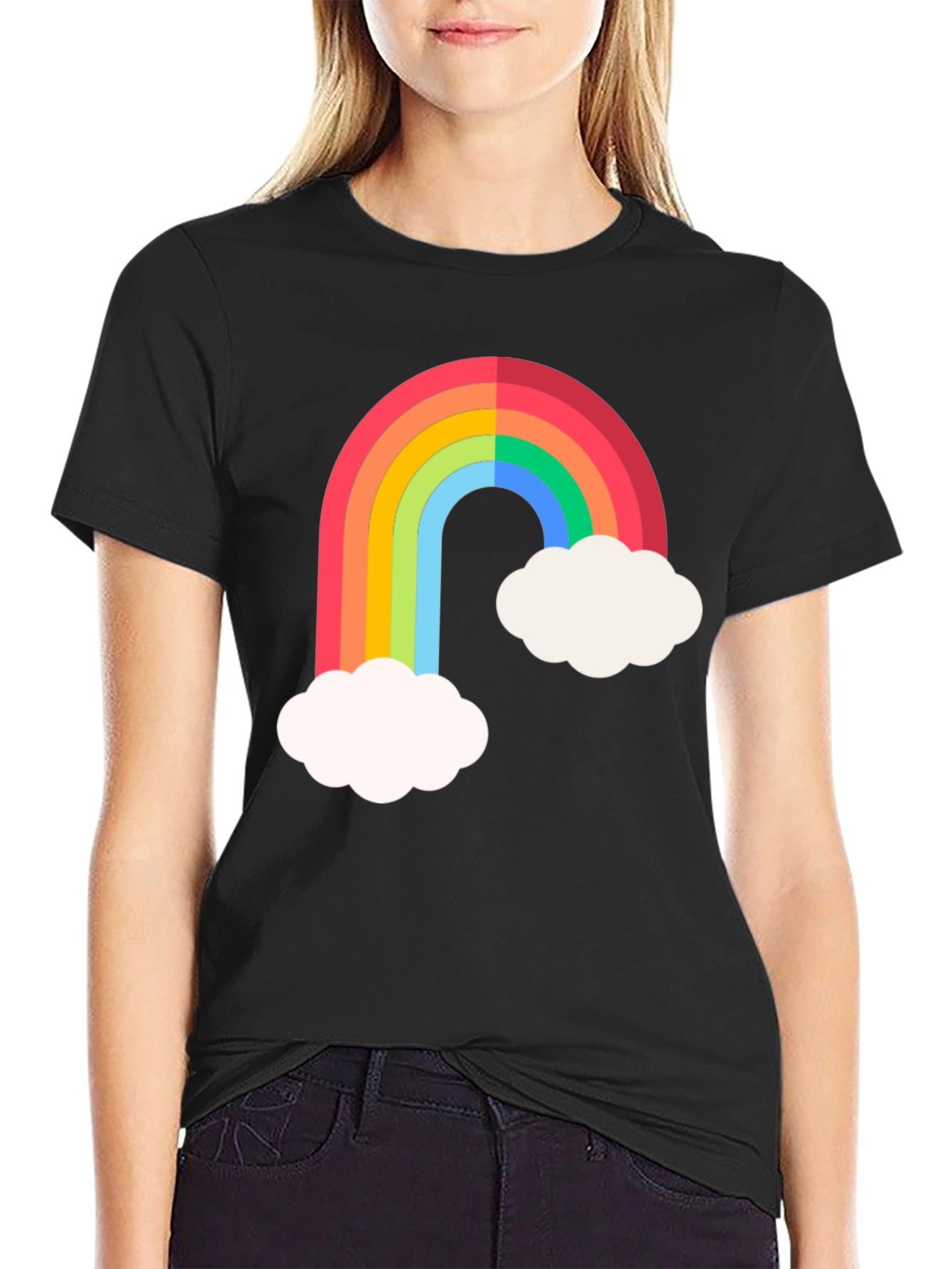 Rainbow & Cloud Graphic Tee