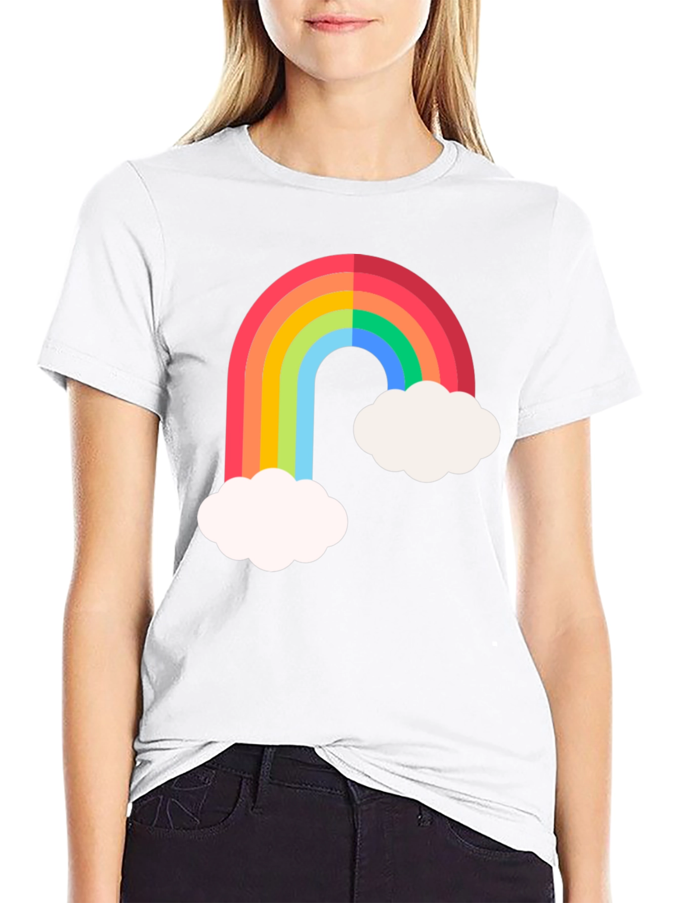 Rainbow & Cloud Graphic Tee