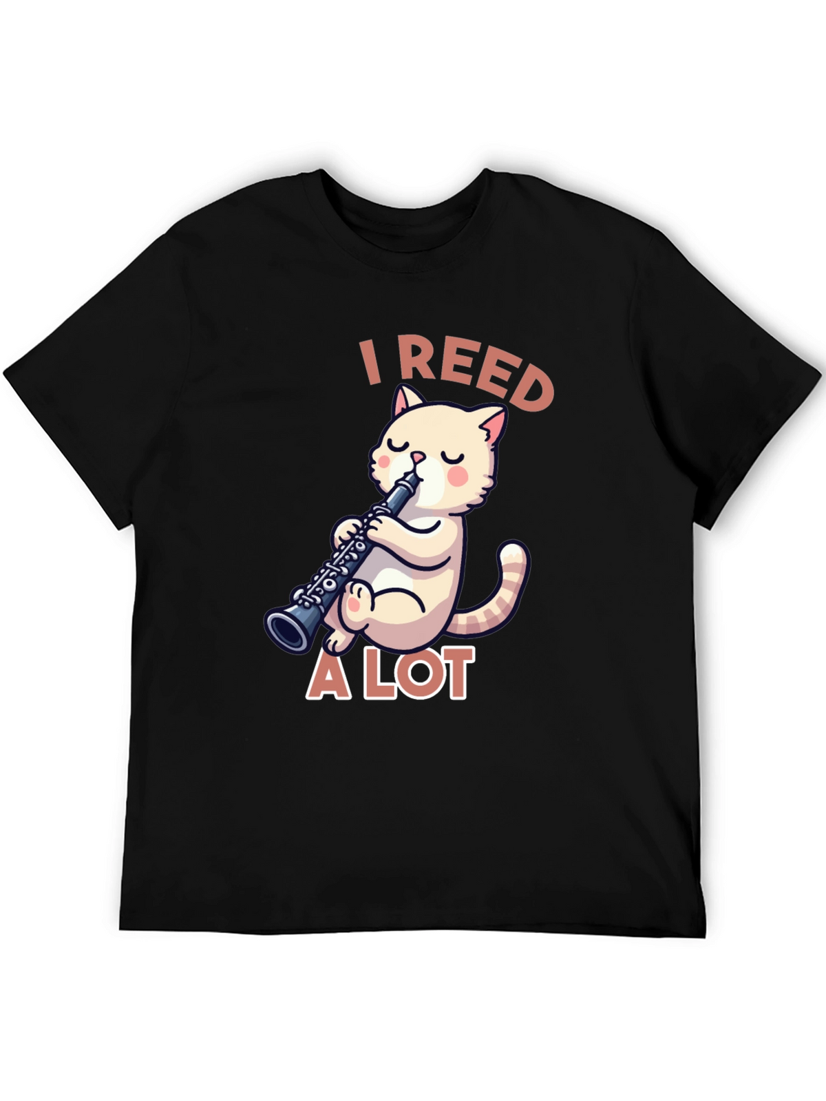 I Reed A Lot - Musician Cat T-Shirt