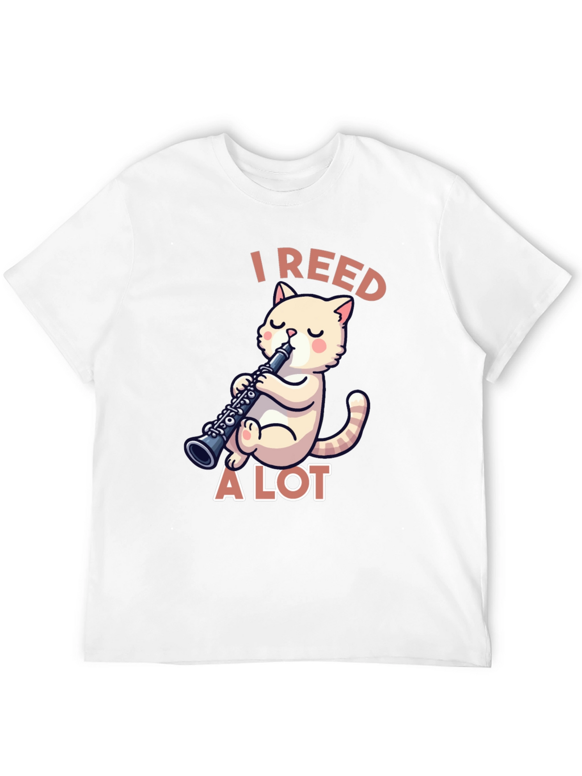 I Reed A Lot - Musician Cat T-Shirt