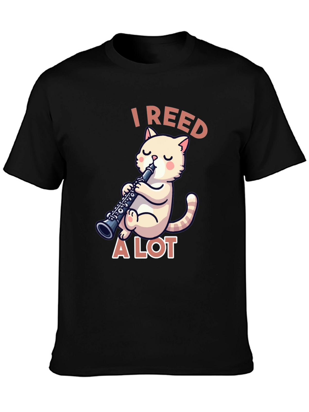 I Reed A Lot - Musician Cat T-Shirt