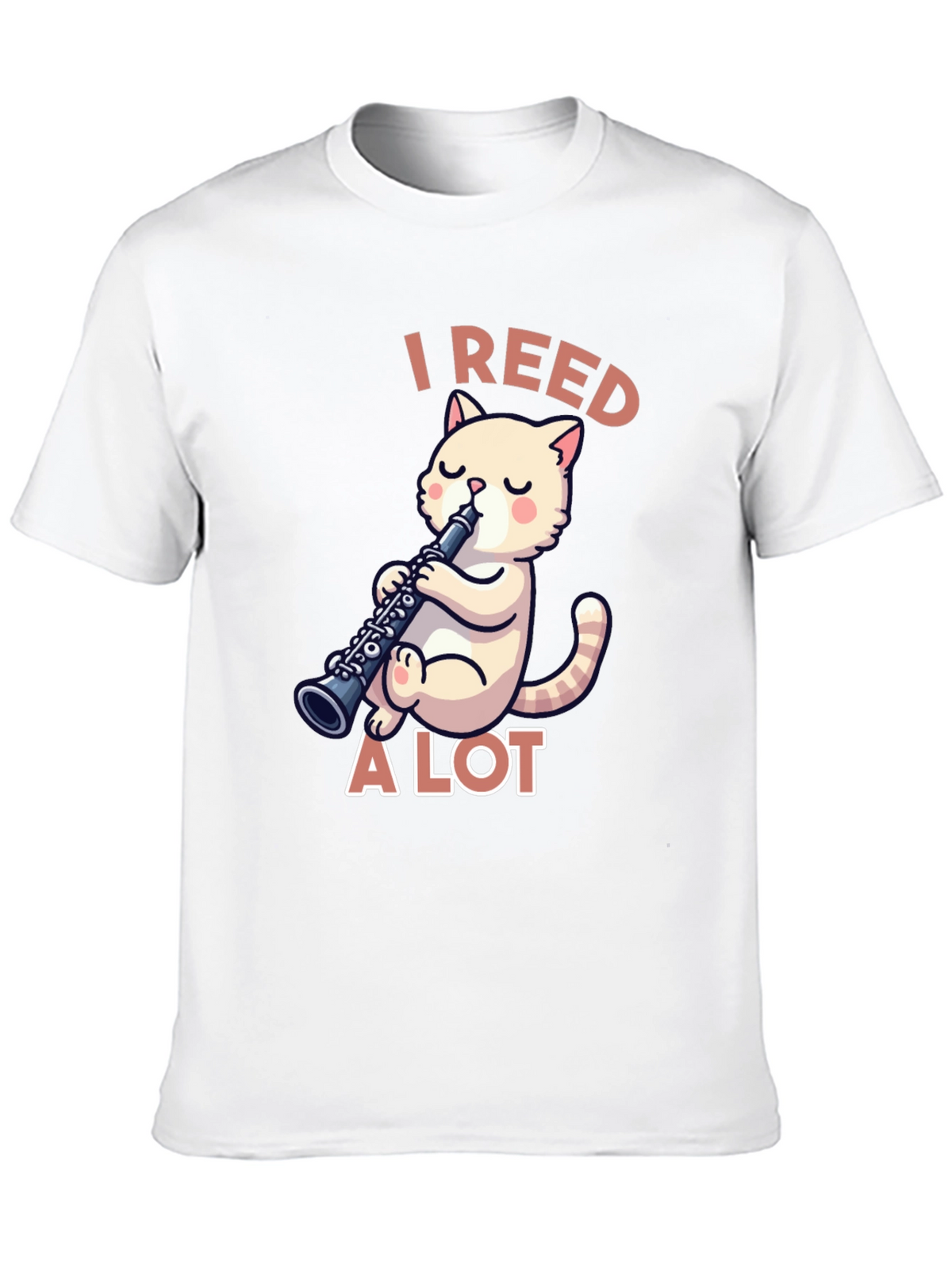 I Reed A Lot - Musician Cat T-Shirt
