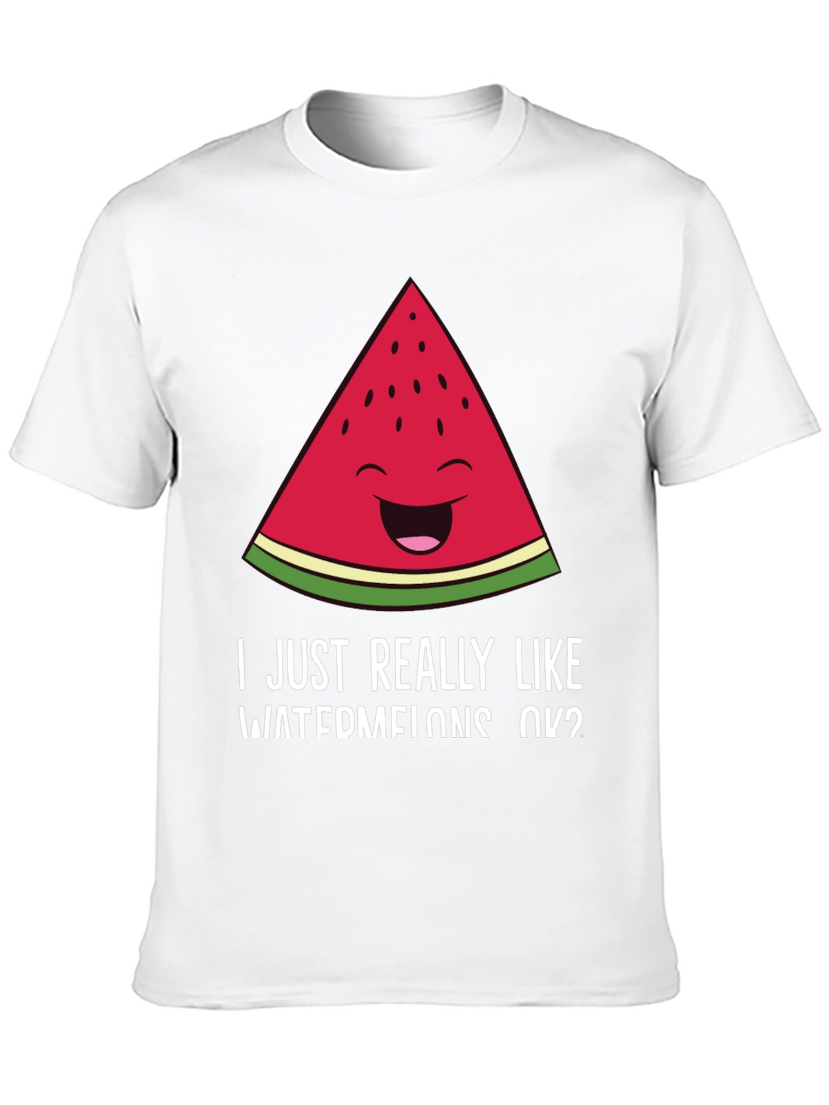 Funny Watermelon T-Shirt - I Like Watermelons OK?