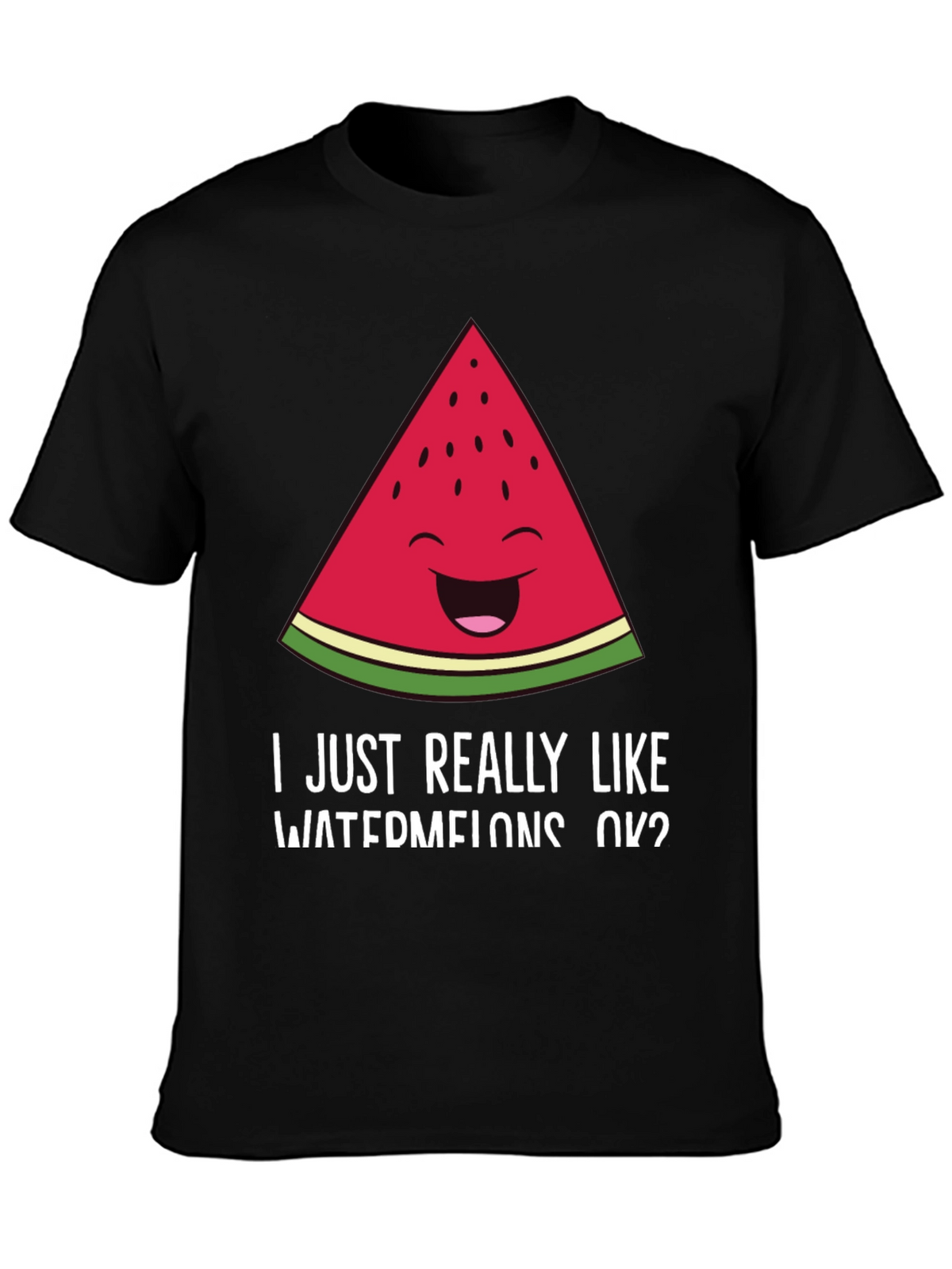 Funny Watermelon T-Shirt - I Like Watermelons OK?