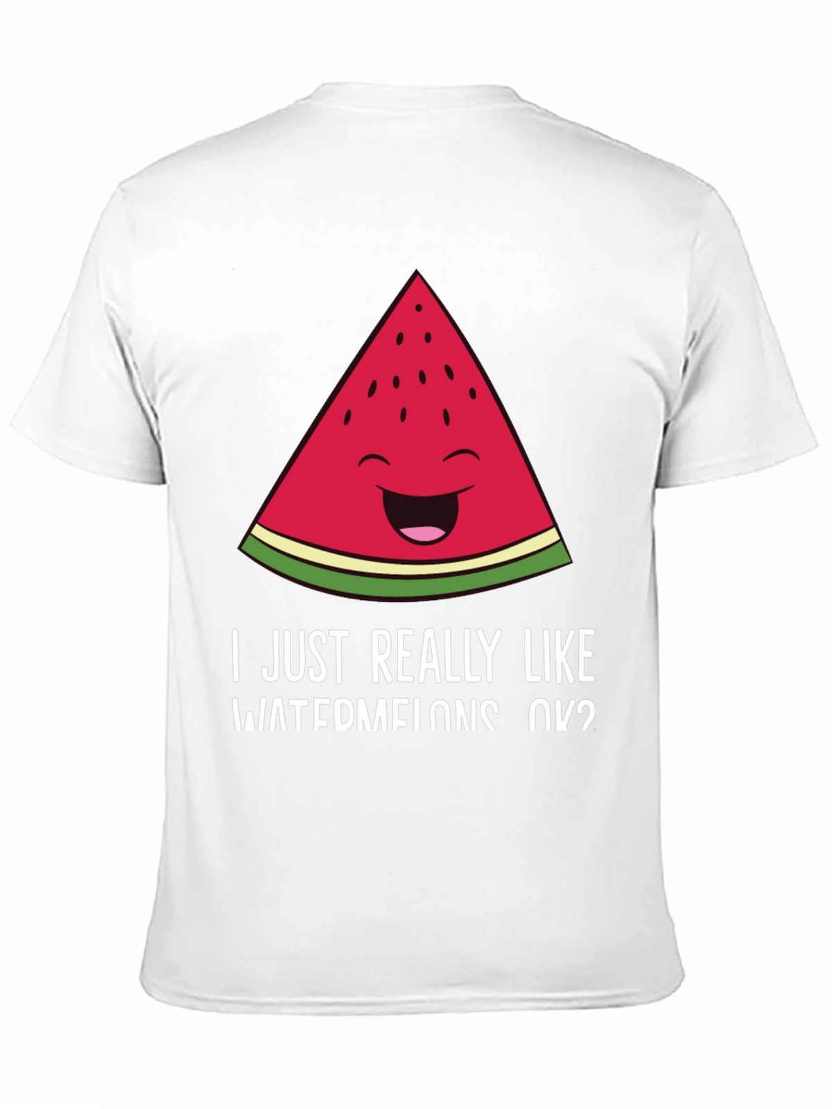 Funny Watermelon T-Shirt - I Like Watermelons OK?