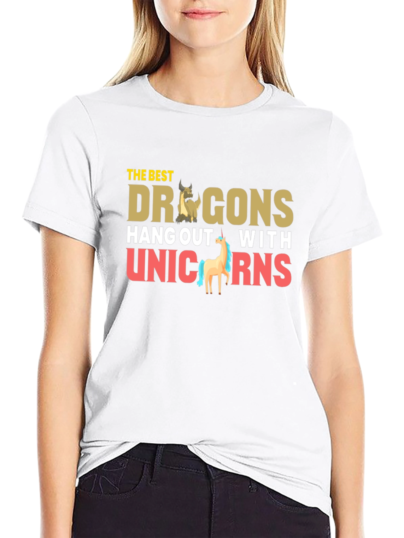 Dragons and Unicorns Graphic T-Shirt