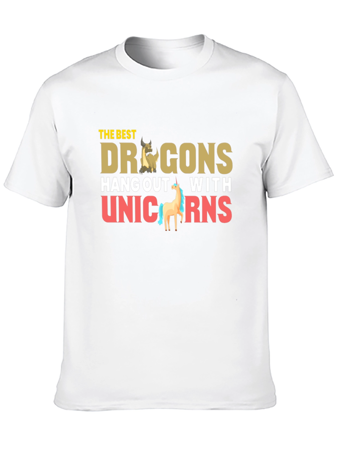 Dragons and Unicorns Graphic T-Shirt