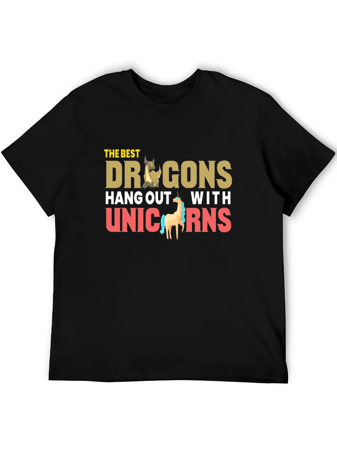 Dragons and Unicorns Graphic T-Shirt
