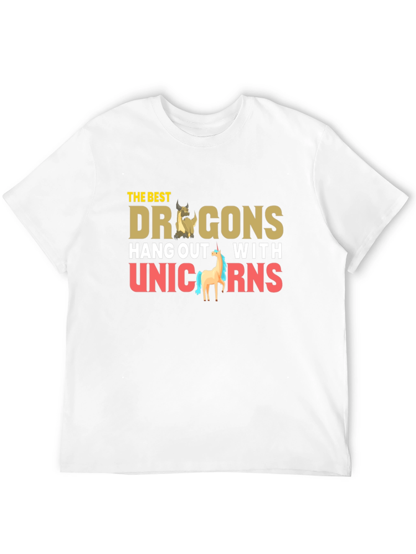 Dragons and Unicorns Graphic T-Shirt